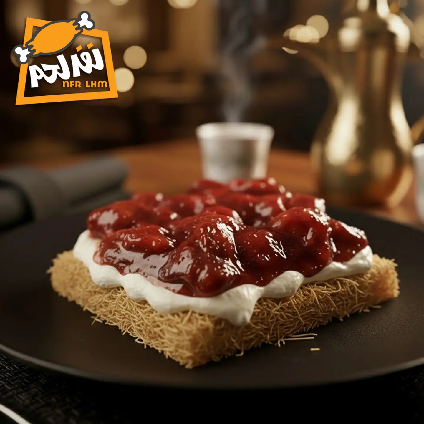 كنافة فراولة