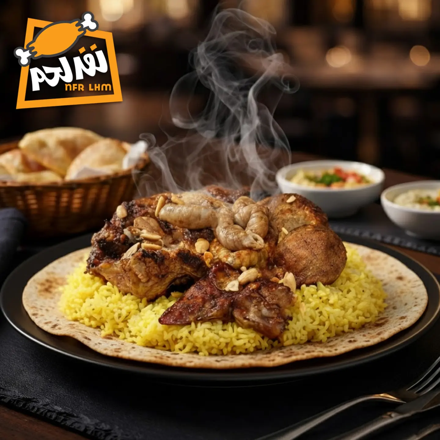 منسف باجة بدون رأس