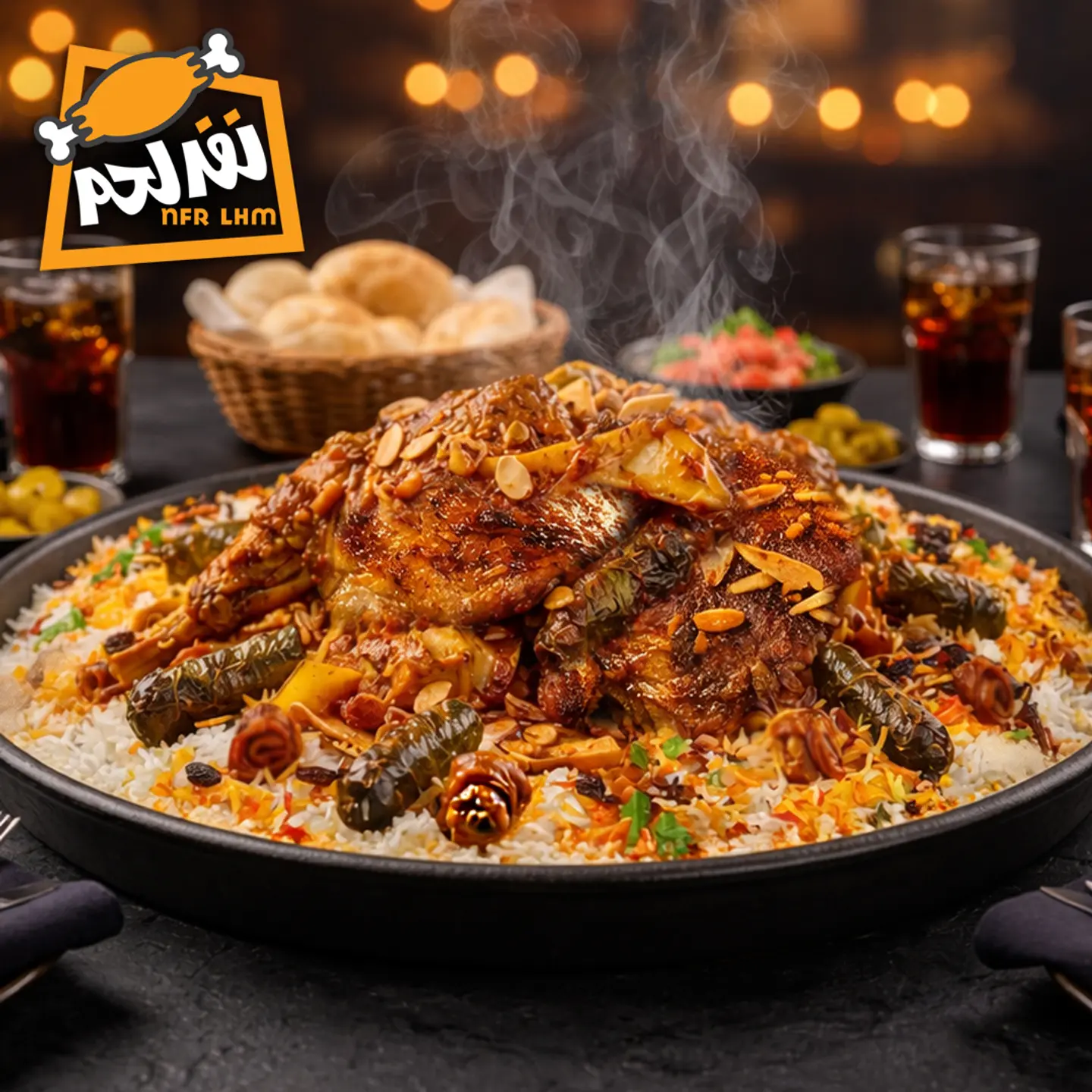 كتف محشي ورق عنب