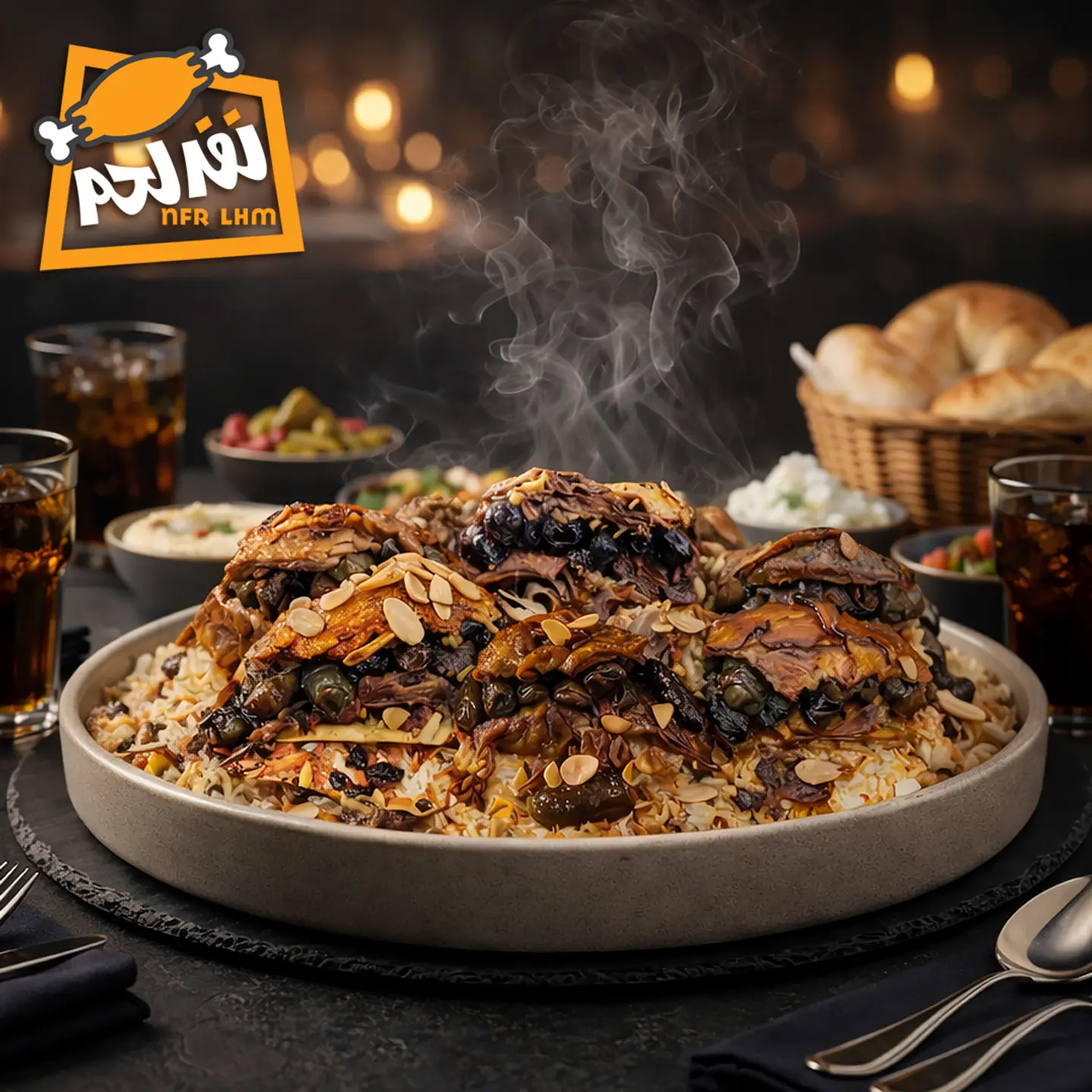 أضلاع محشية ورق عنب ٦ قطع