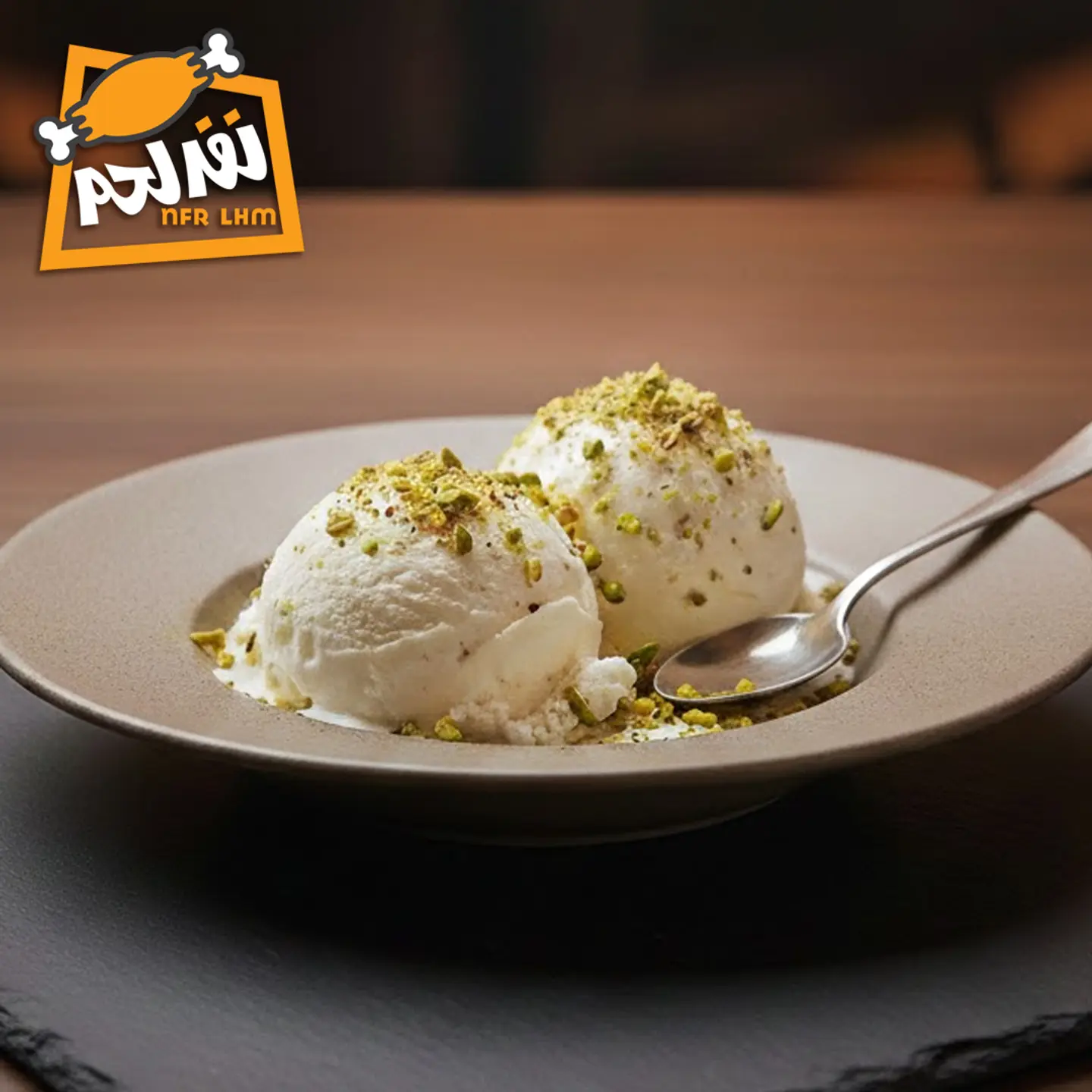 بوظة عربية بالفستق الحلبي