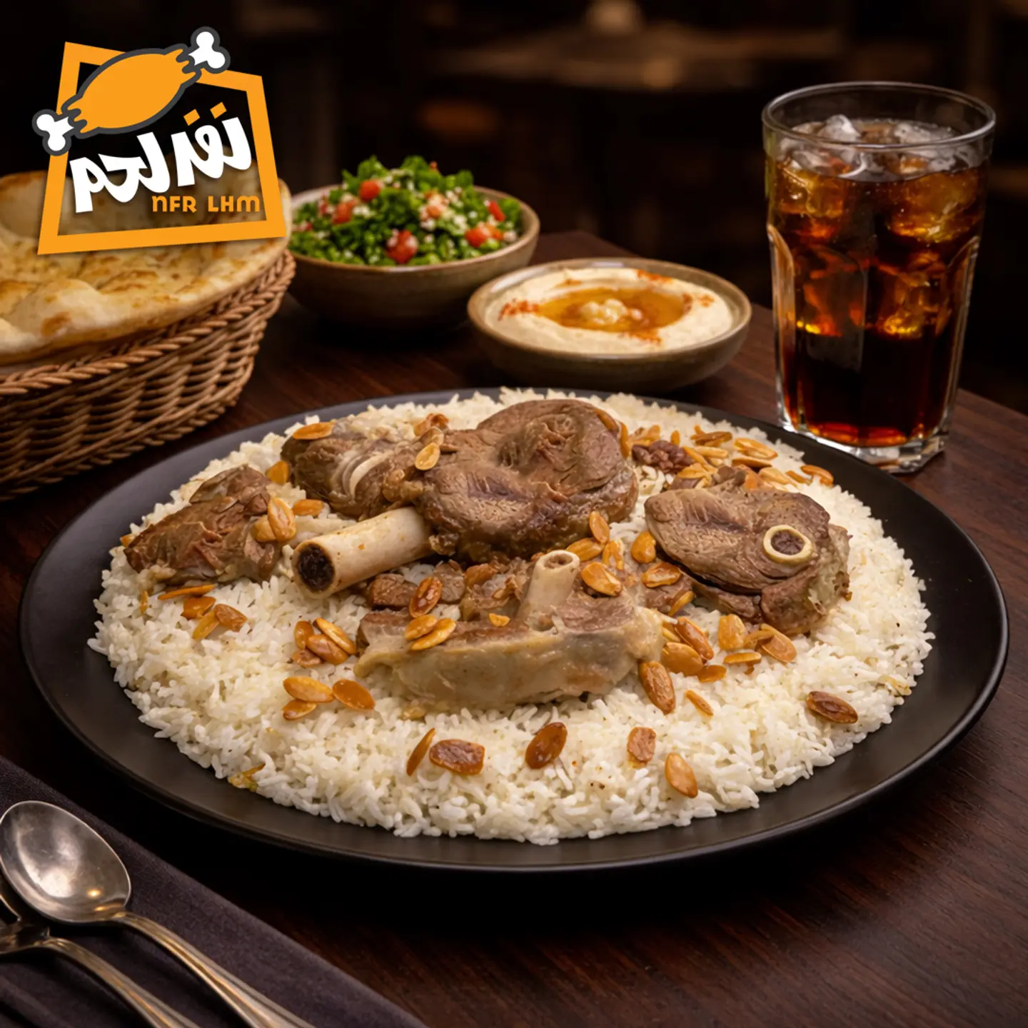 فتة غزاوية لحم