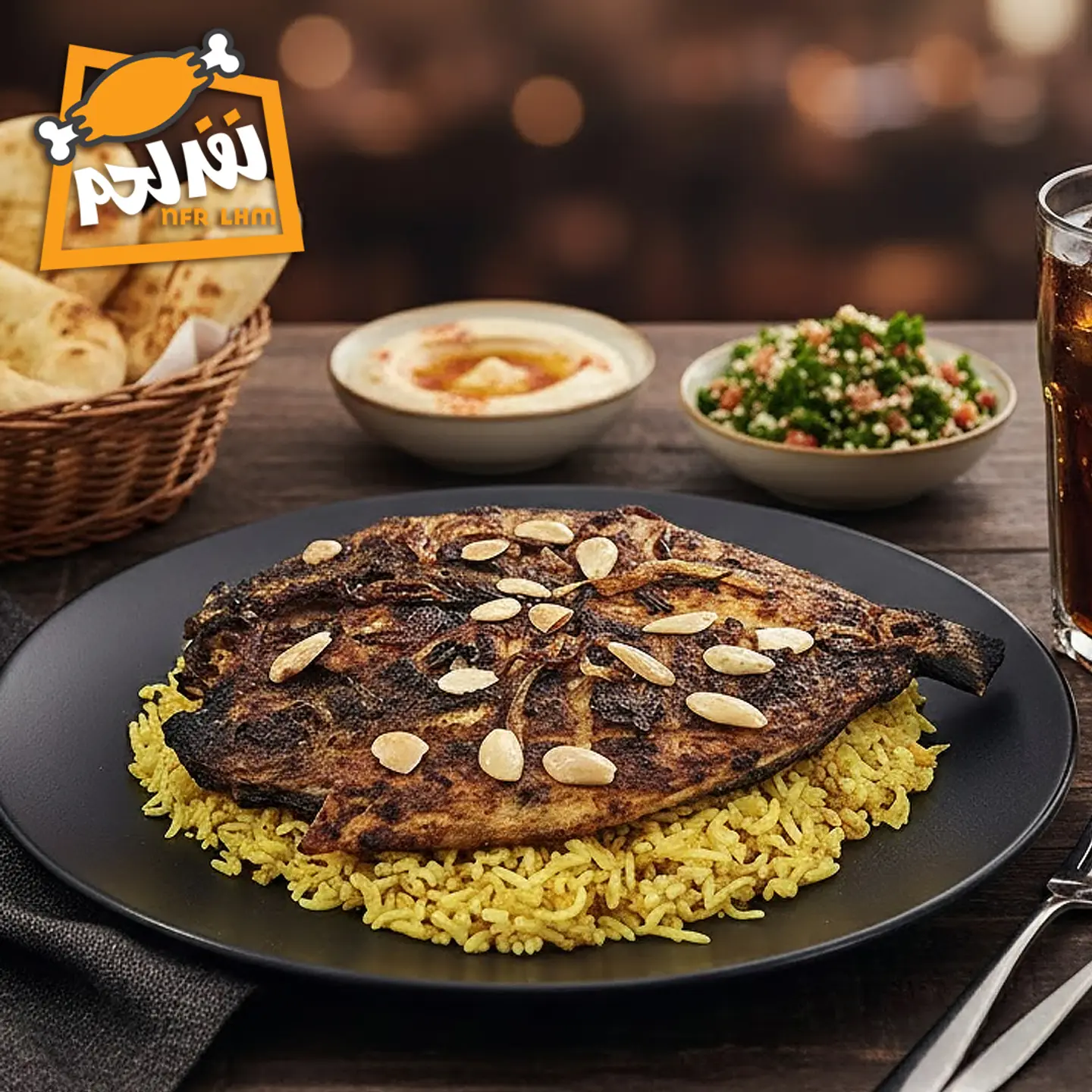 سمك دينيس مشوي