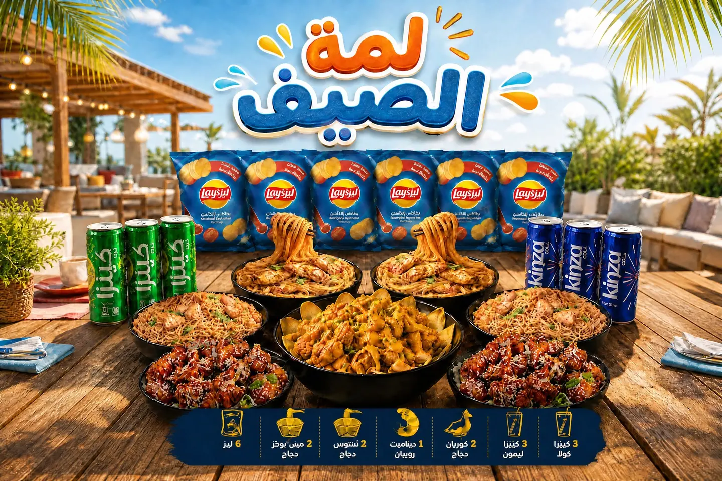 لمة الصيف - يكفى 6 أشخاص و اكثر