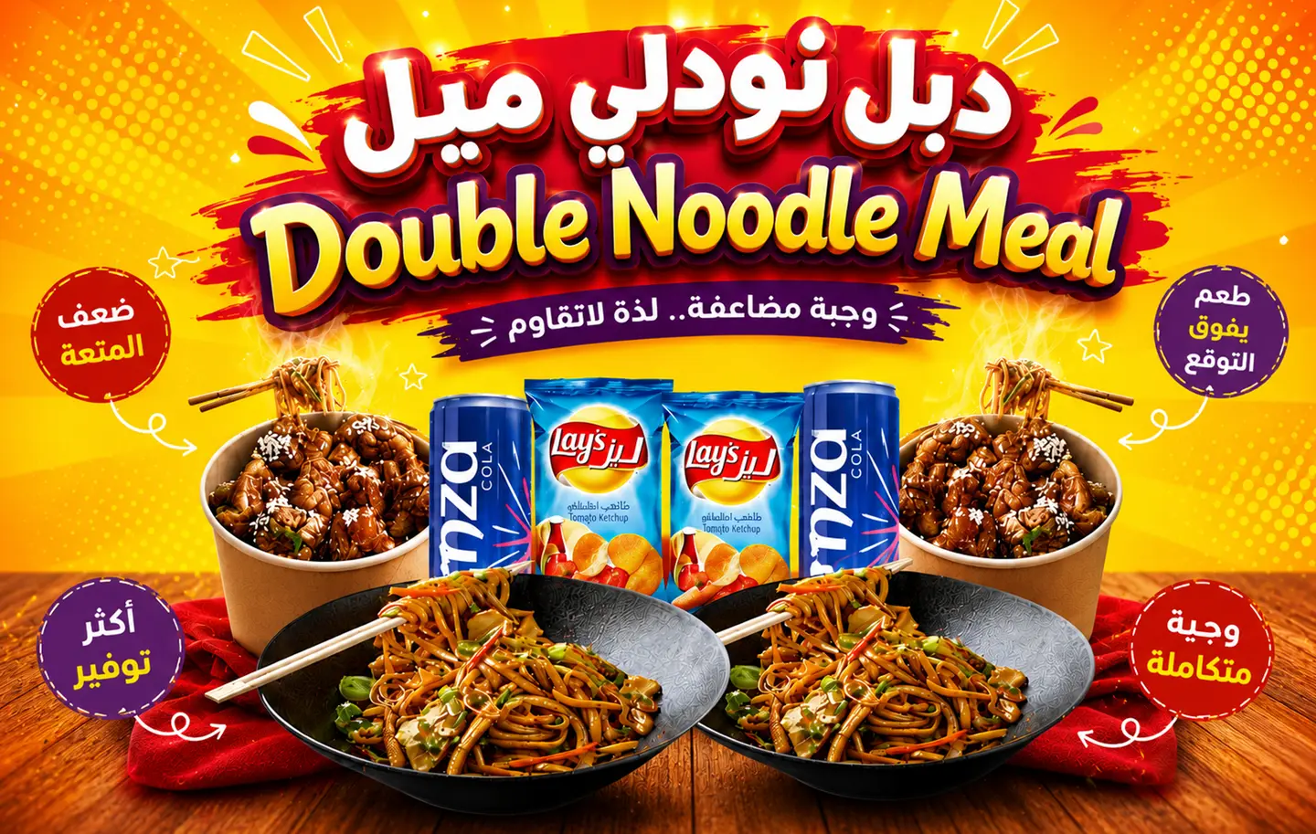 Double Noodle Meal 2 Persons