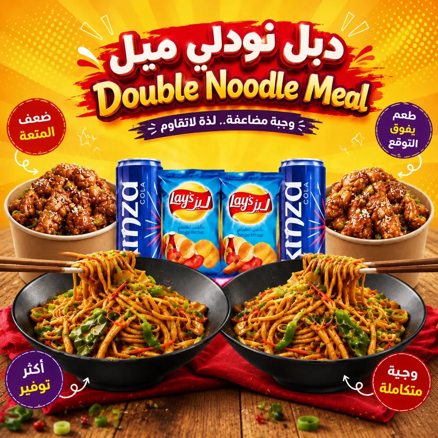 Double Noodle Meal 2 Persons