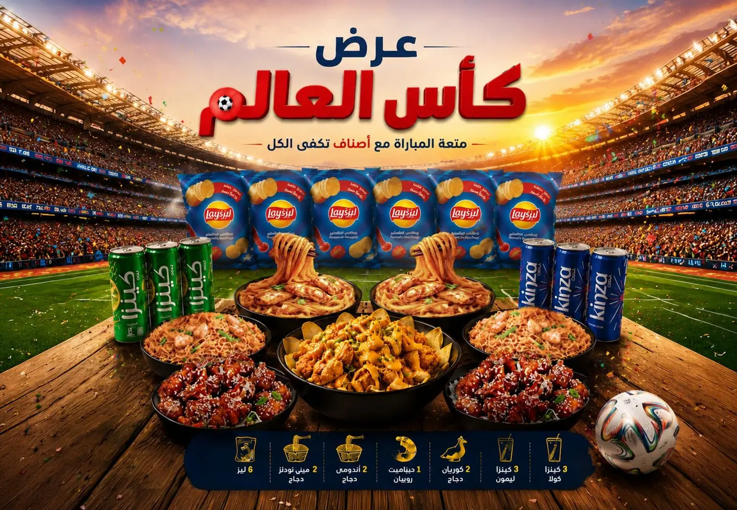 World Cup Gathring Offer 6+ Persons