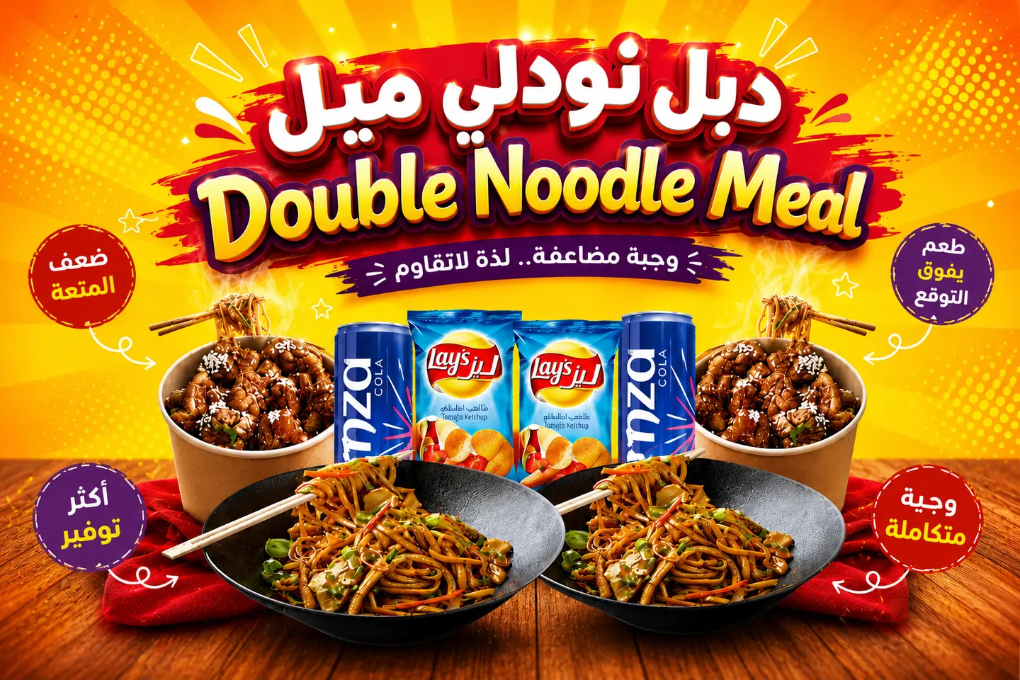 Double Noodle Meal 2 Persons