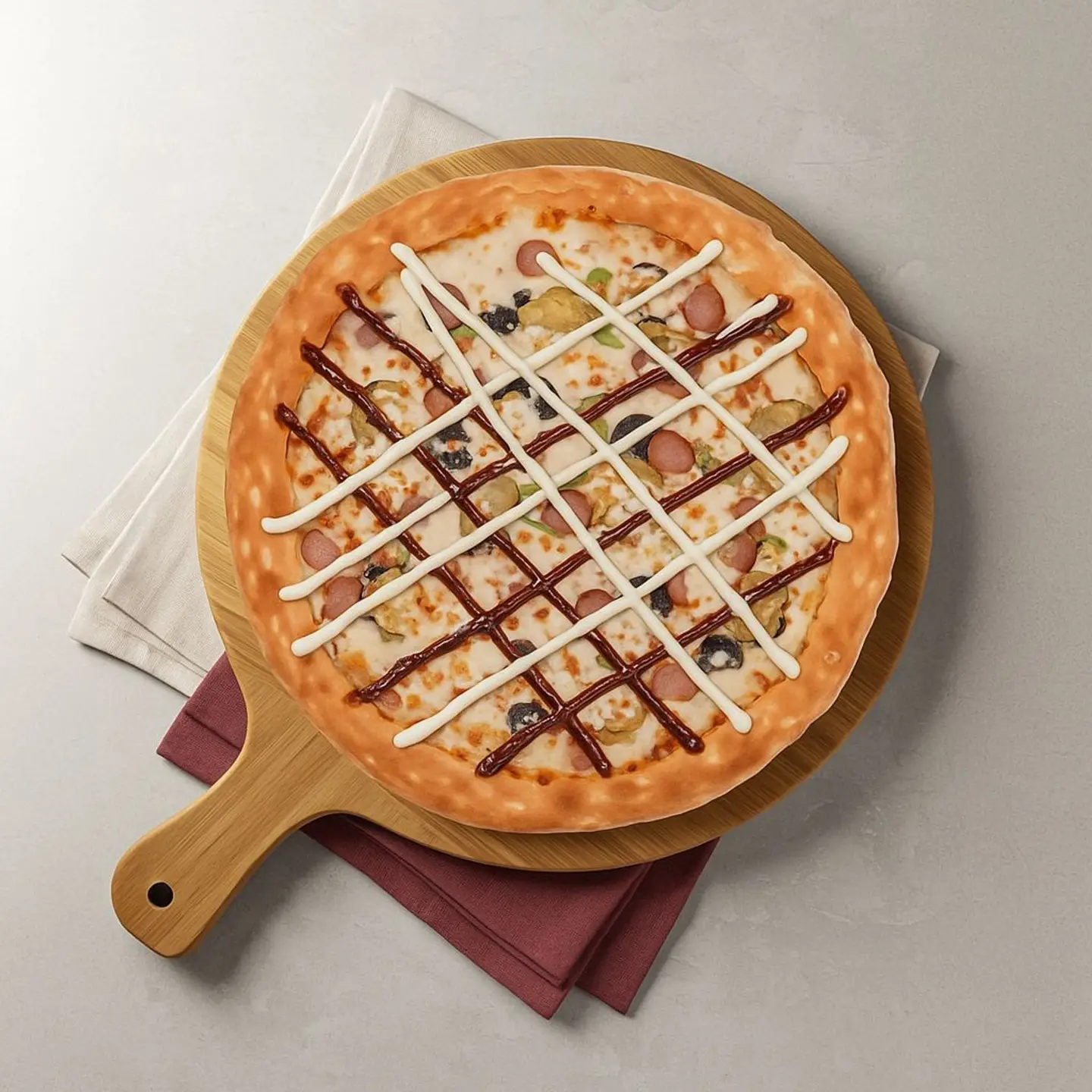 بيتزا هوت دوج وسط