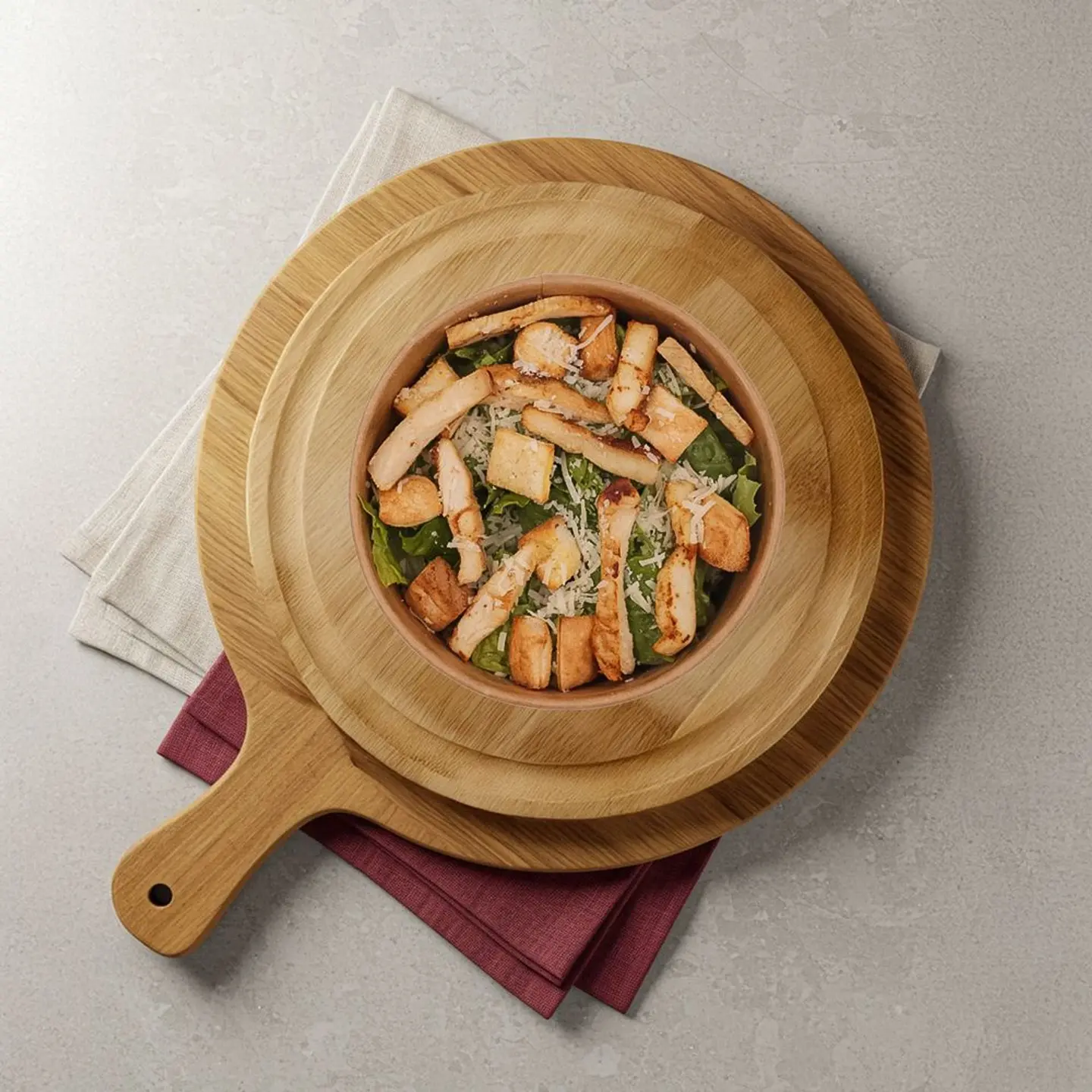 سلطة سيزر الدجاج