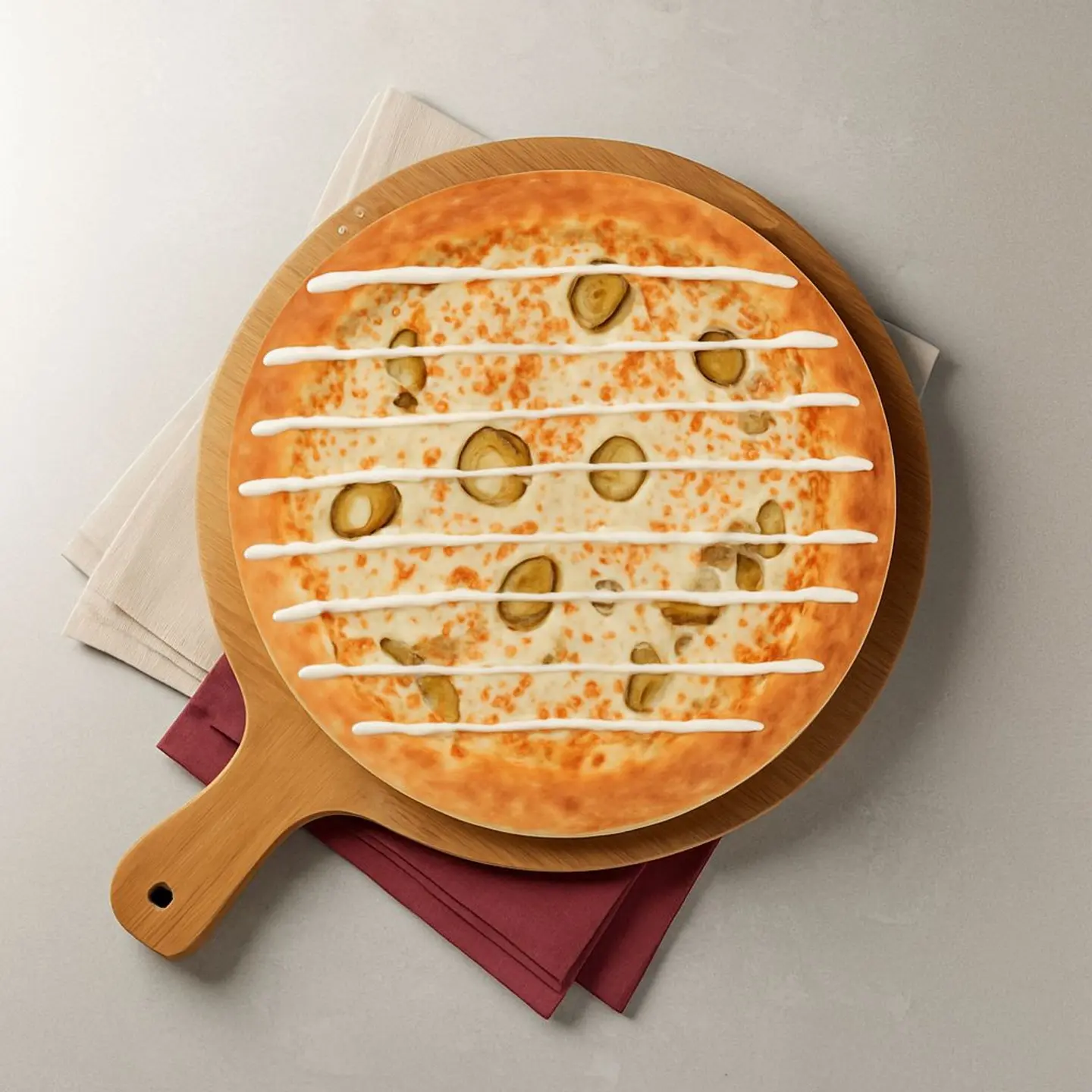 بيتزا دجاج رانش وسط