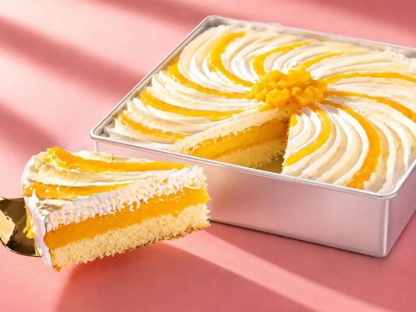 Mango Truffle Cake Ice Cream