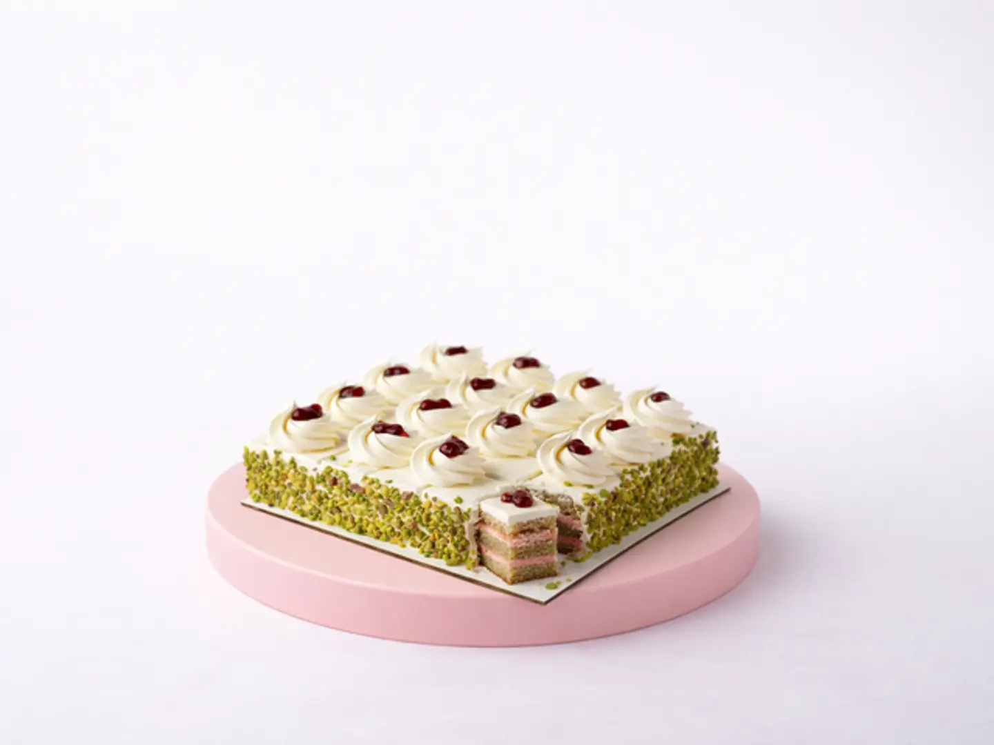Pistachio Pomegranate Cubes
