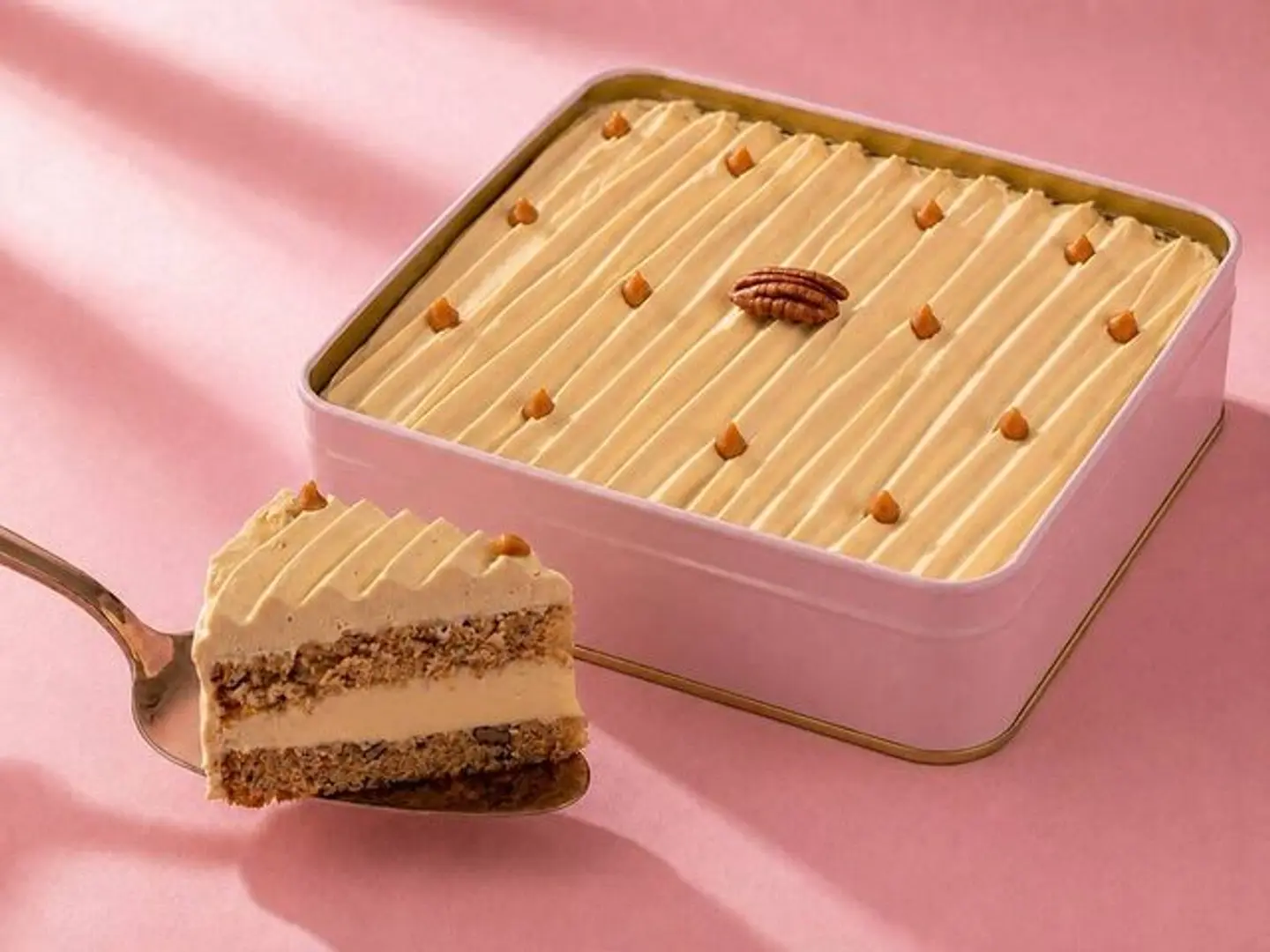 Pecan Ice Cream Cake