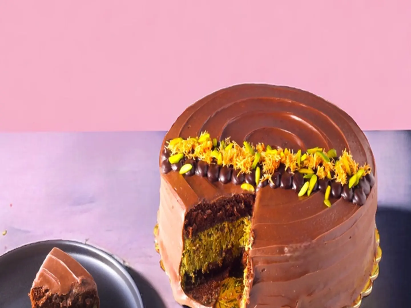 Dubai Chocolate Cake