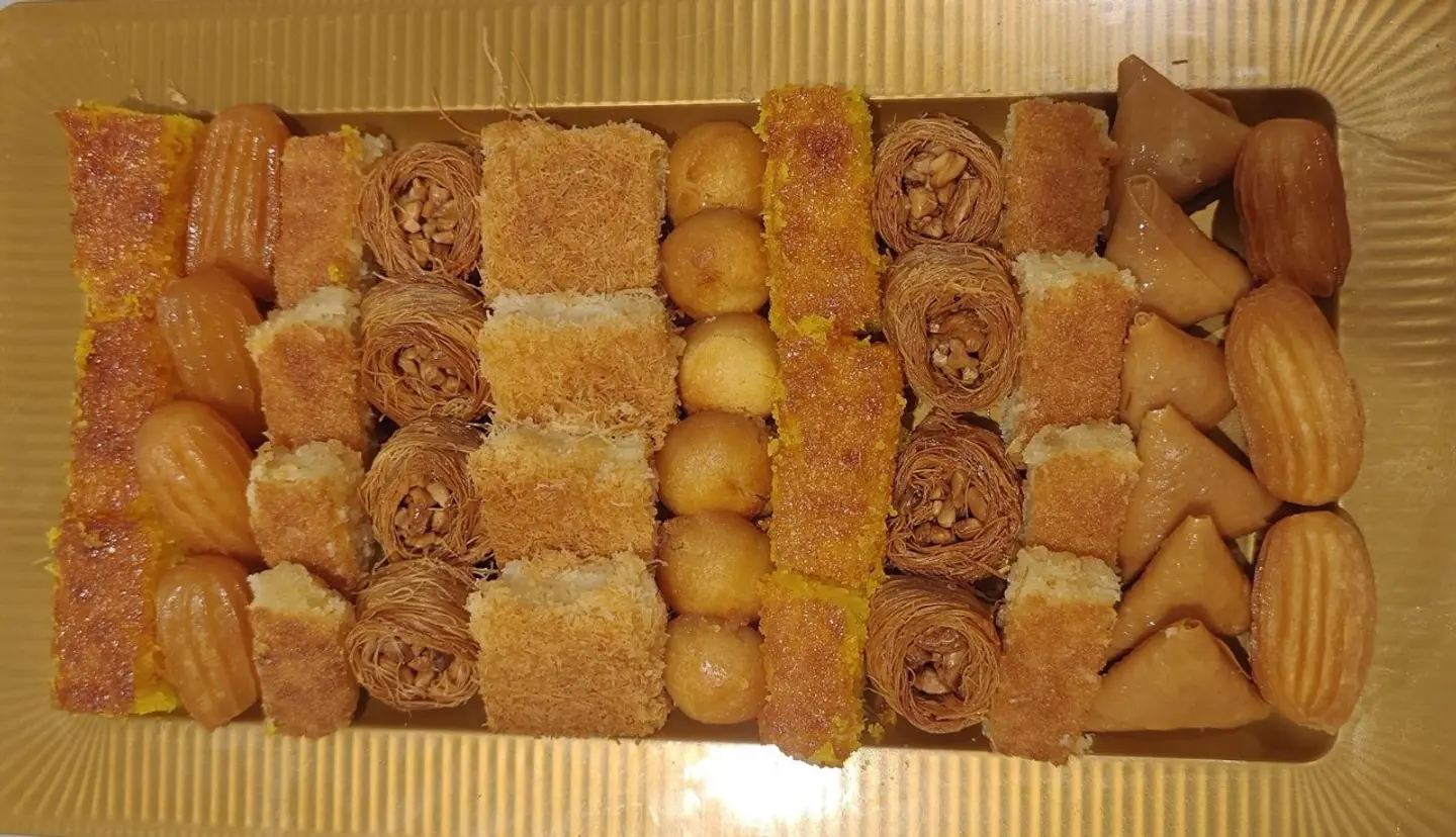 Medium Plate Of Assorted Oriental Sweets