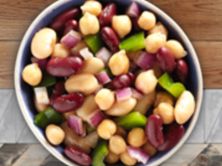 سلطة الفاصوليا الثلاثية