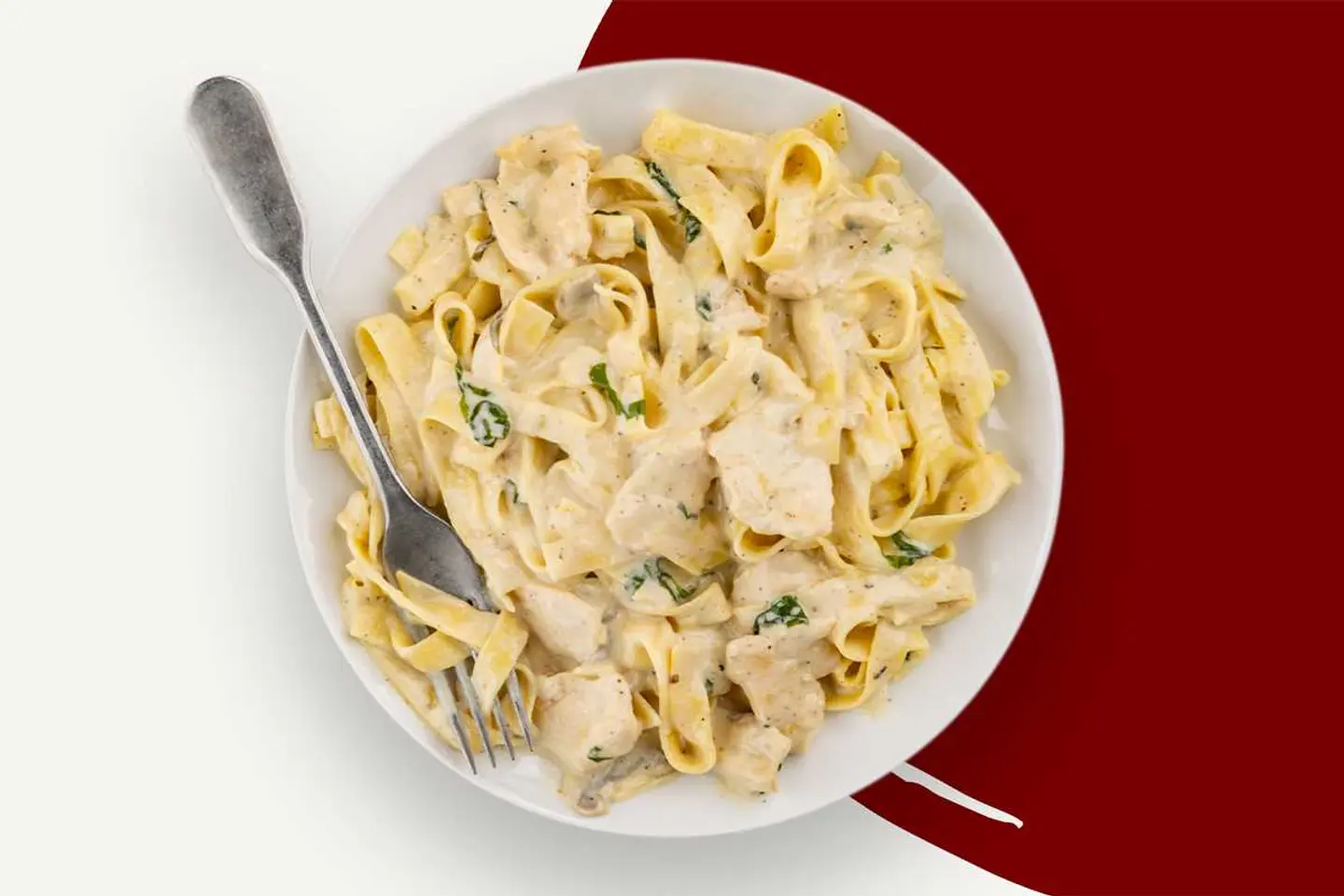 Chicken Alfredo Tagliatelle