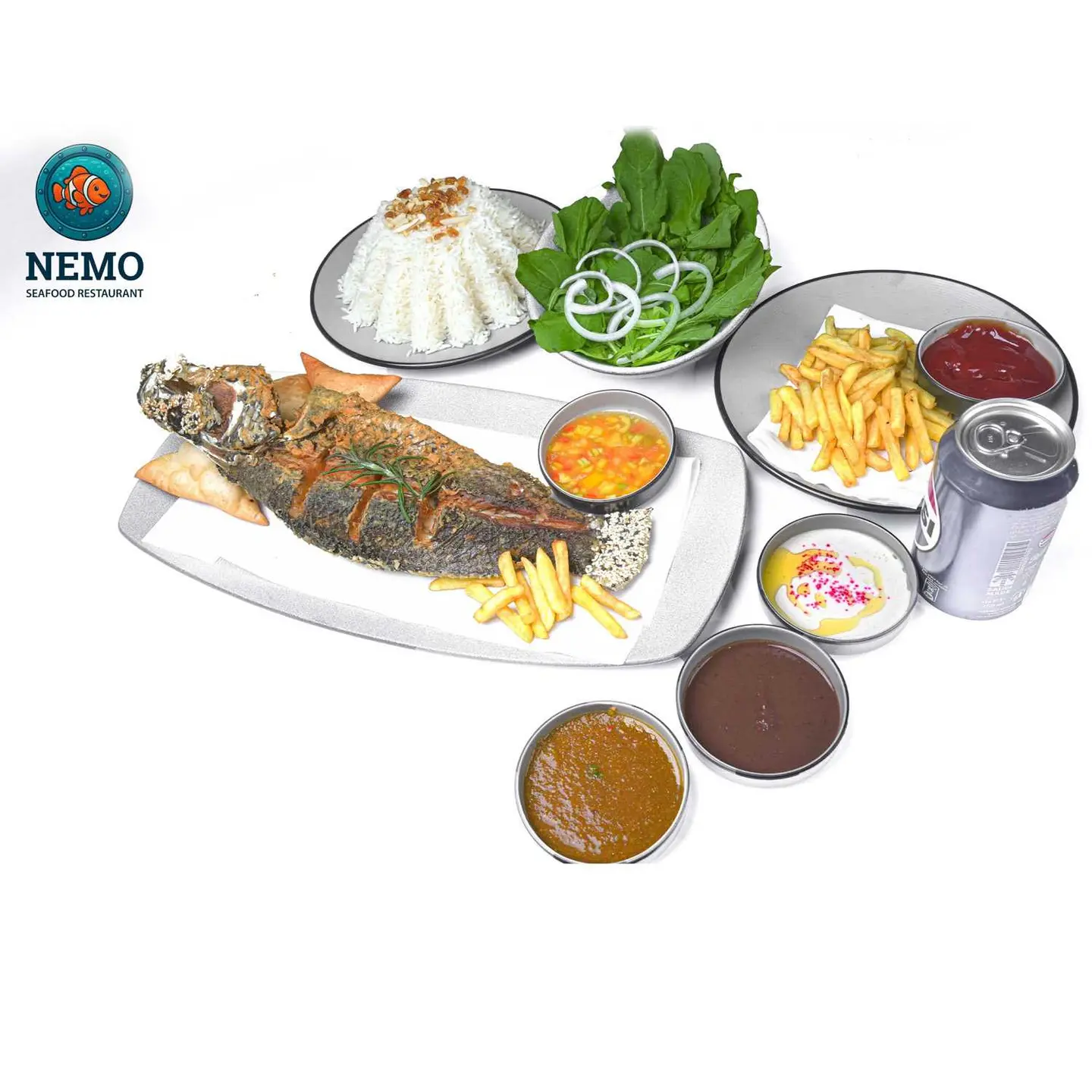 Fried Seabass Combo