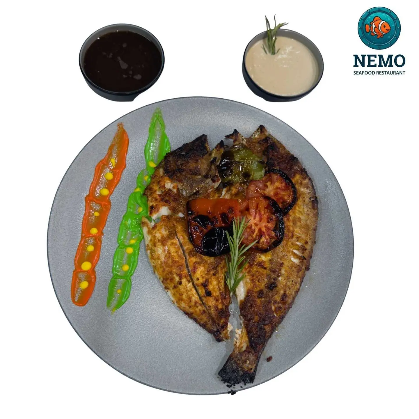 Oven Baked Sea Bream Dish