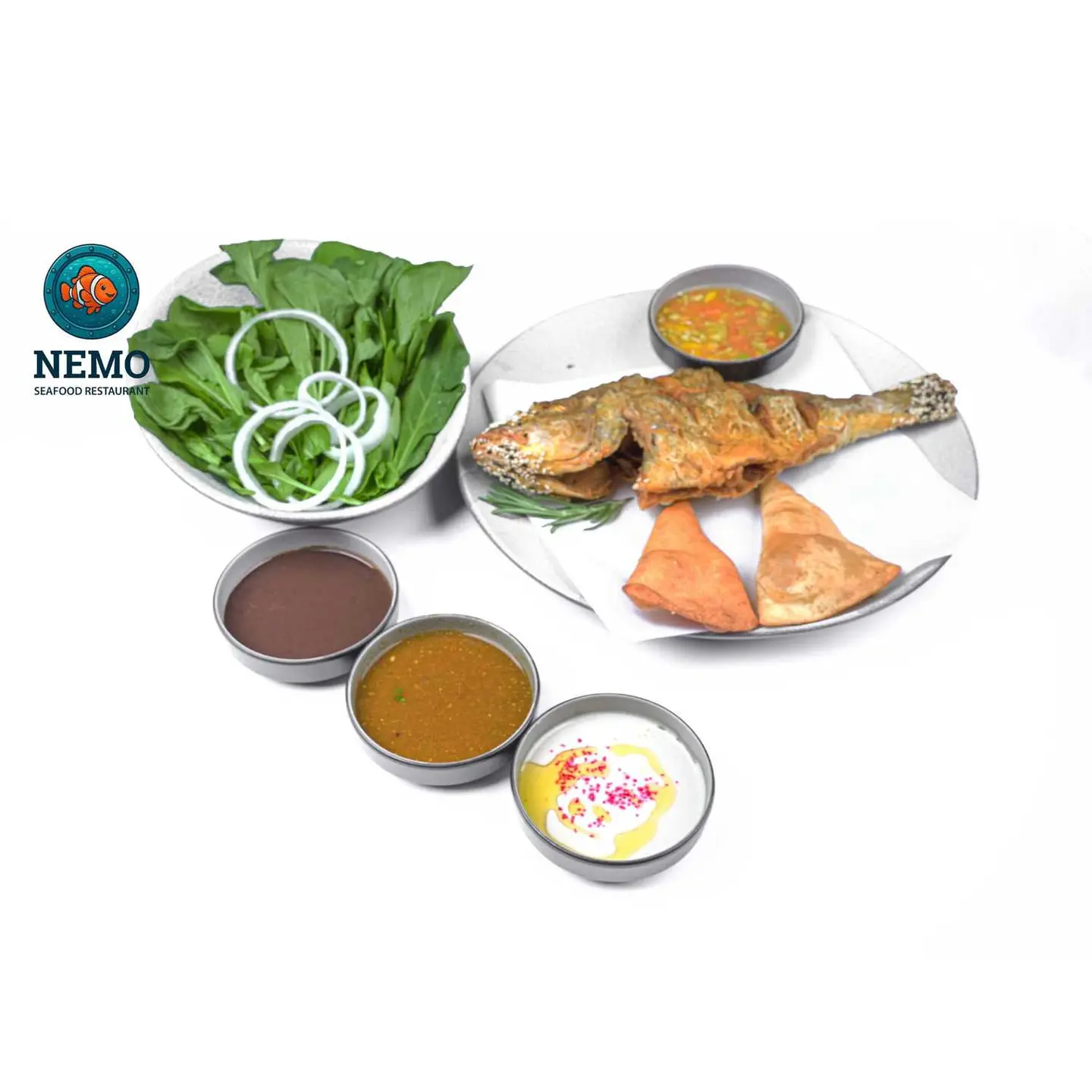 Fried Emperor Fish Dish