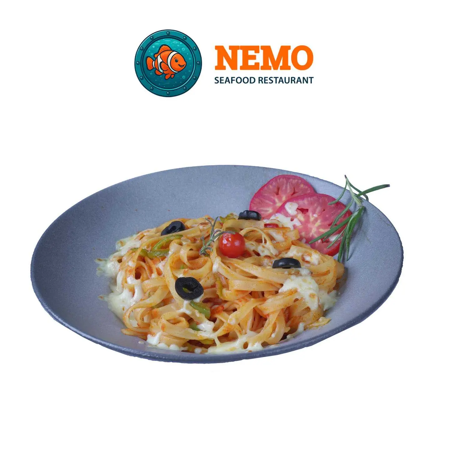 Plain Fettuccine Pasta Red Sauce