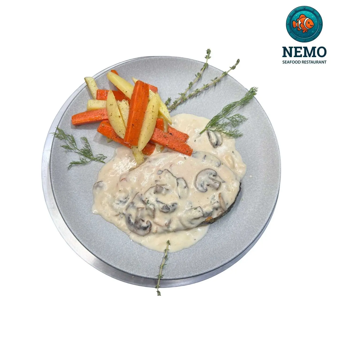 Salmon With Mushroom Sauce