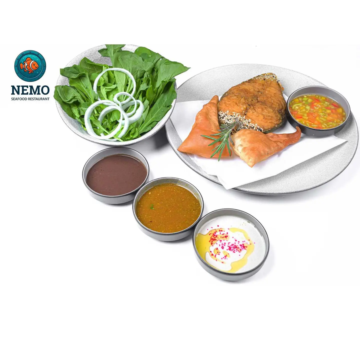 Fried Kingfish Dish