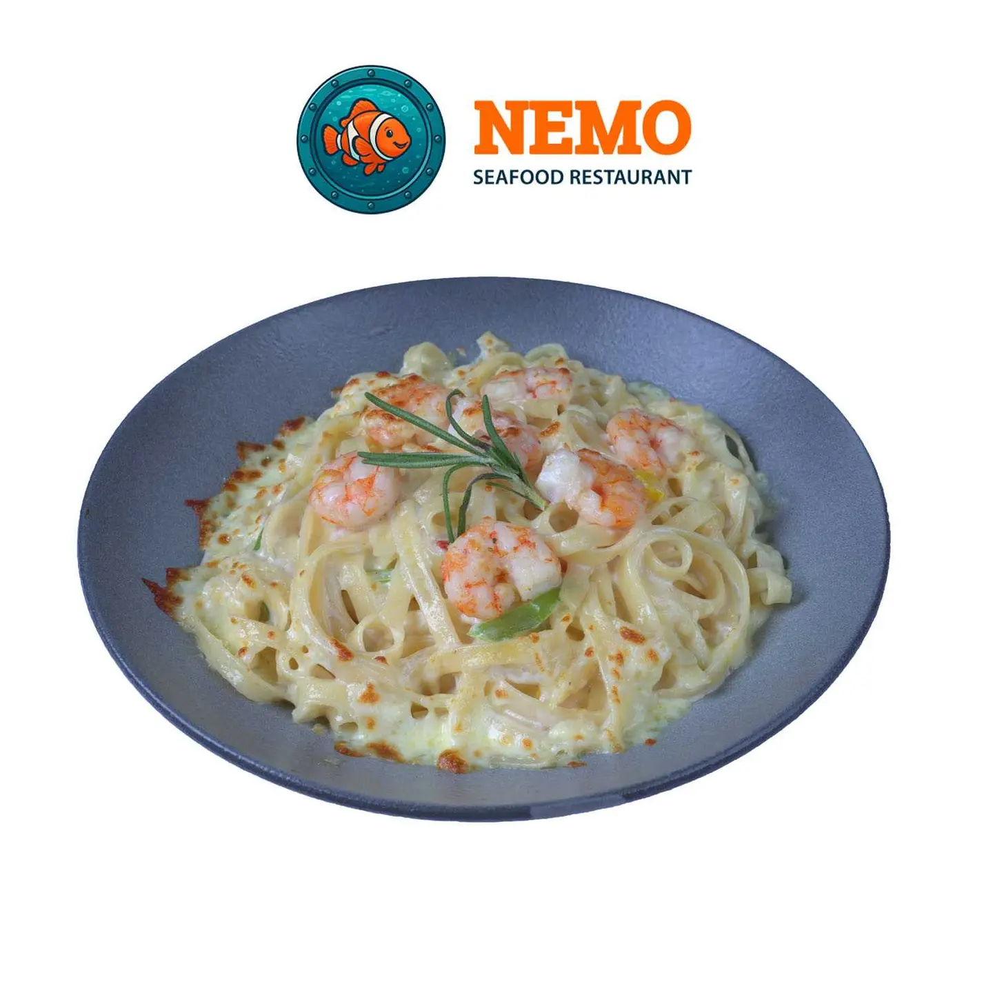 Penne Pasta With Shrimp White Sauce