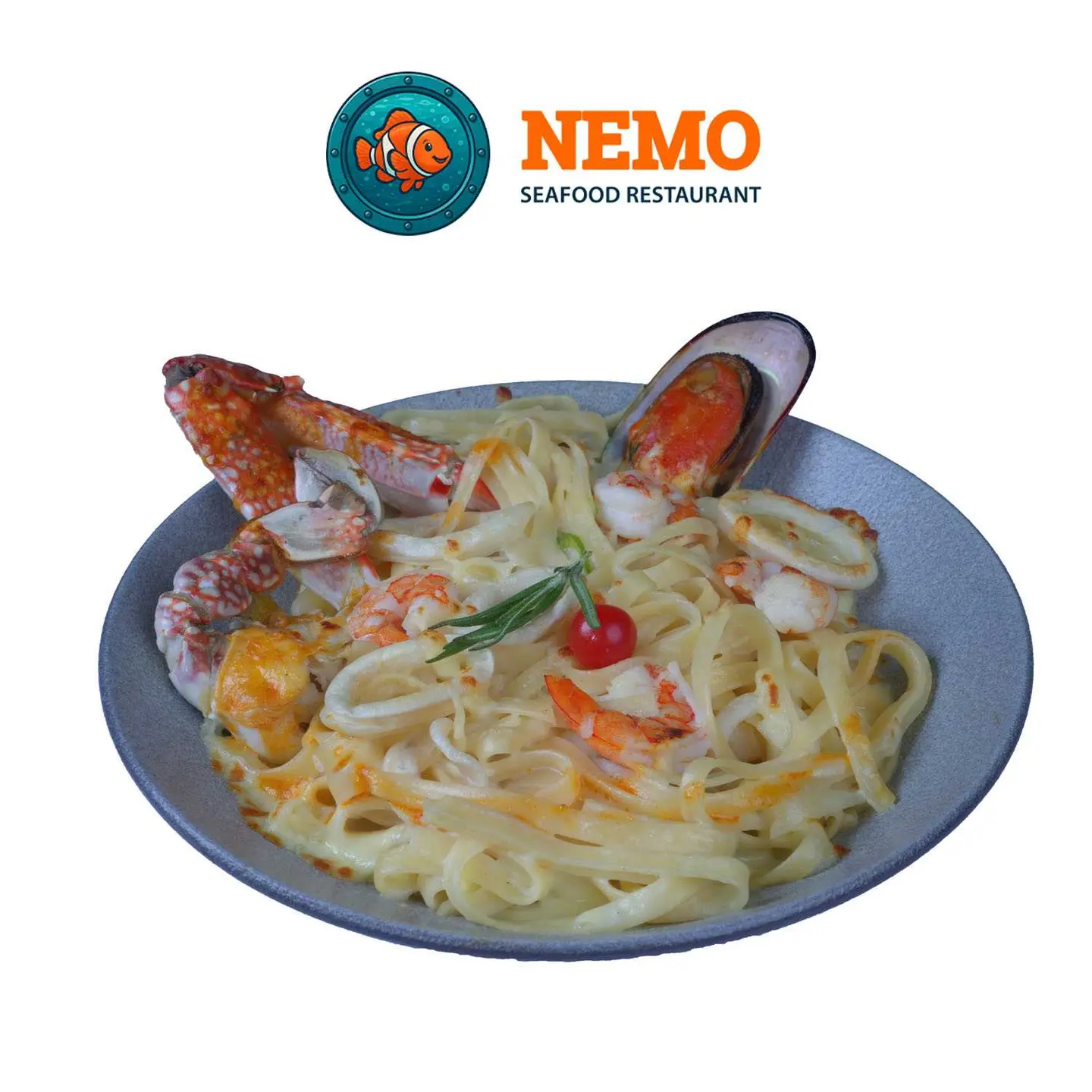 Seafood Fettuccine Pasta