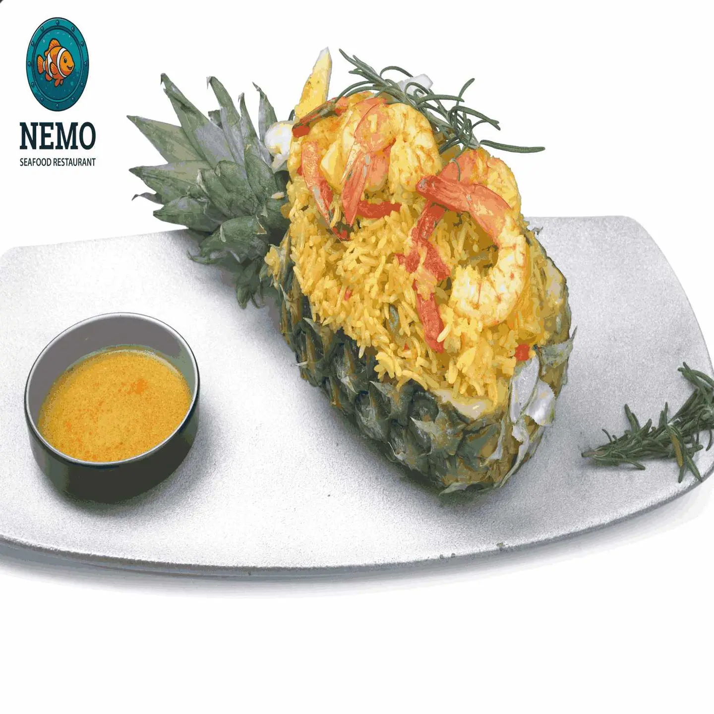 Spicy Pineapple Shrimp Rice