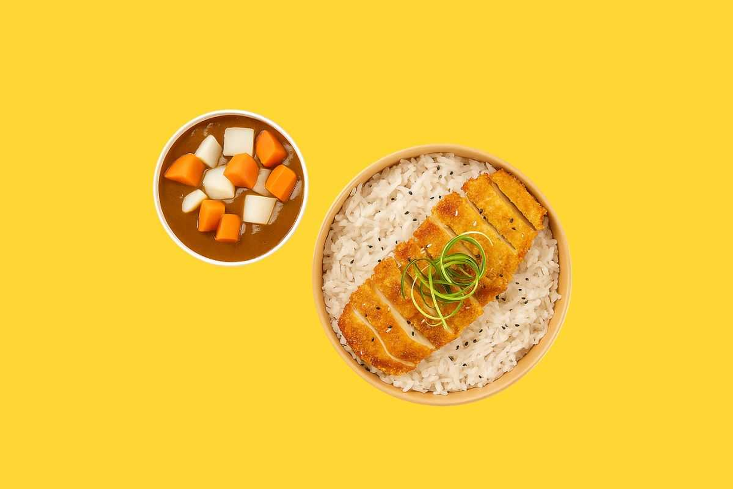 Chicken Katsu Curry With Rice