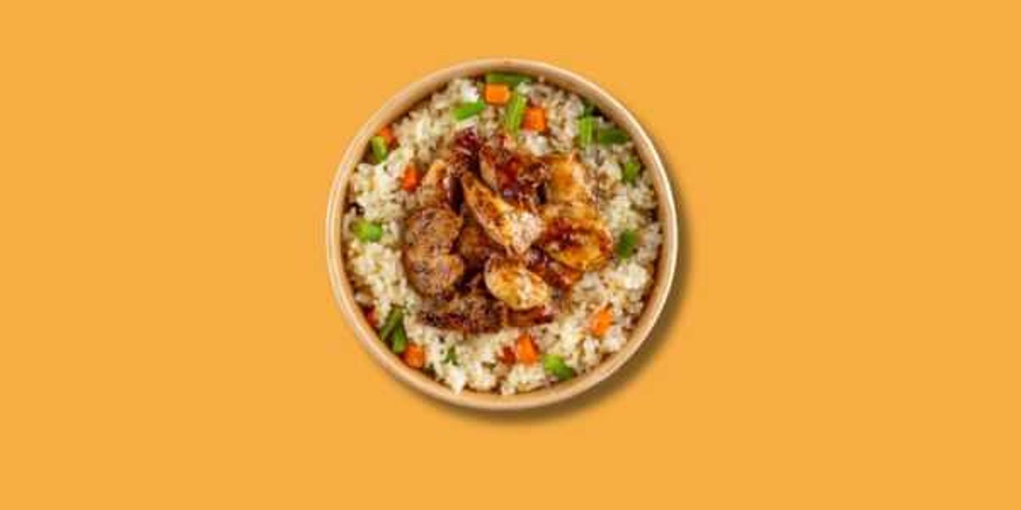أرز مقلي بالدجاج