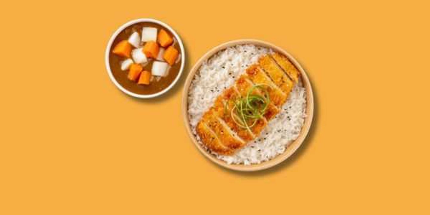دجاج كاتسو كاري مع أرز