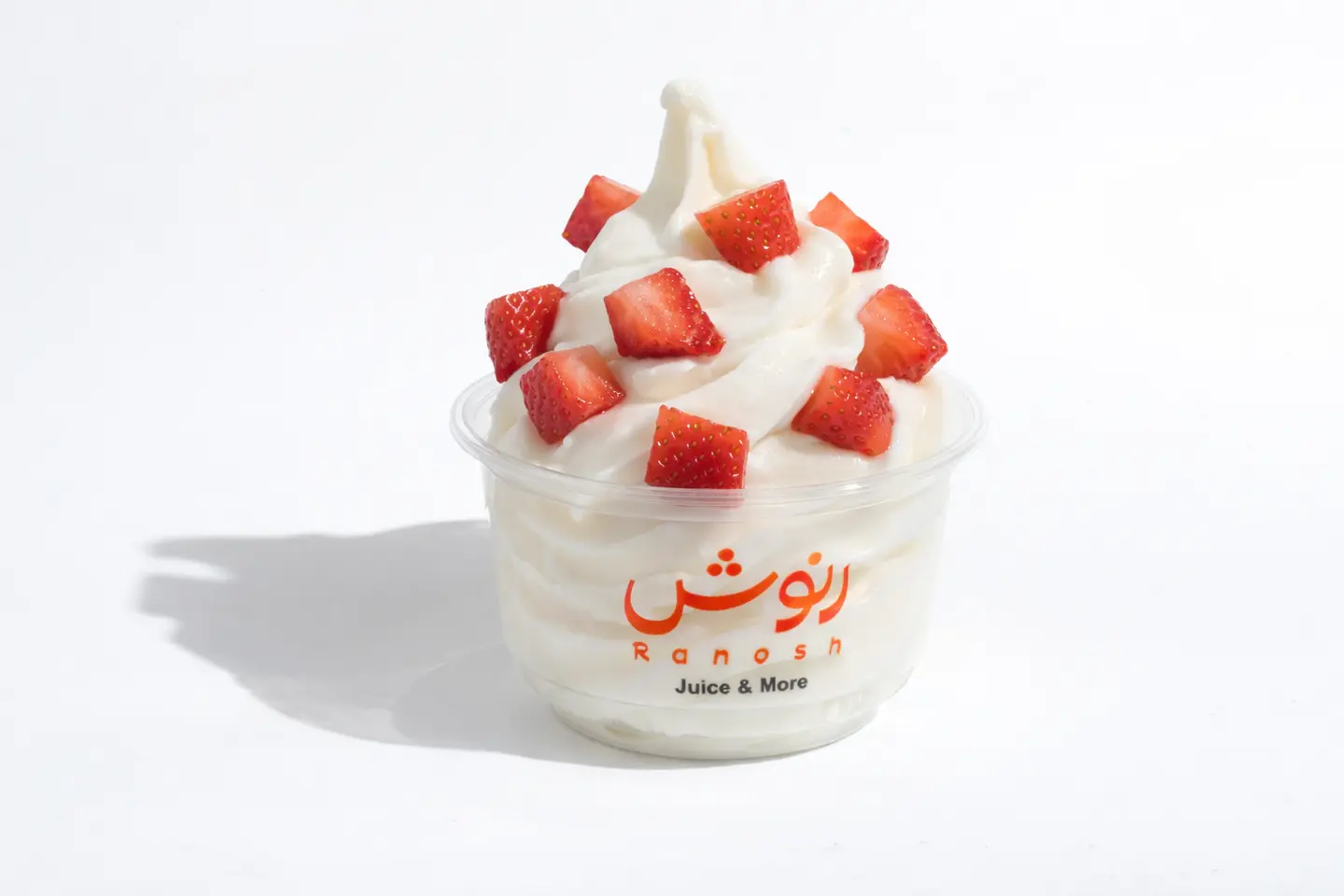 آيس كريم الفراولة