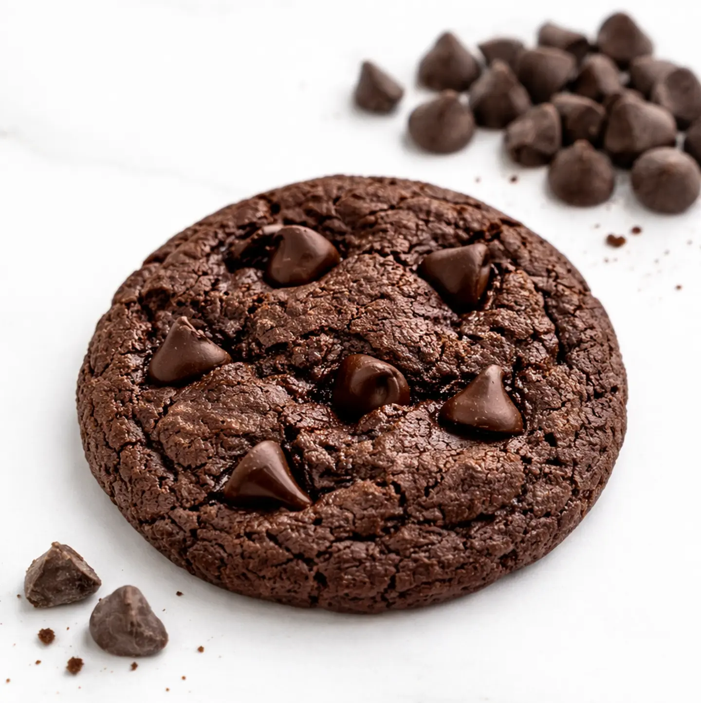 كعكات الشوكولاتة الداكنة