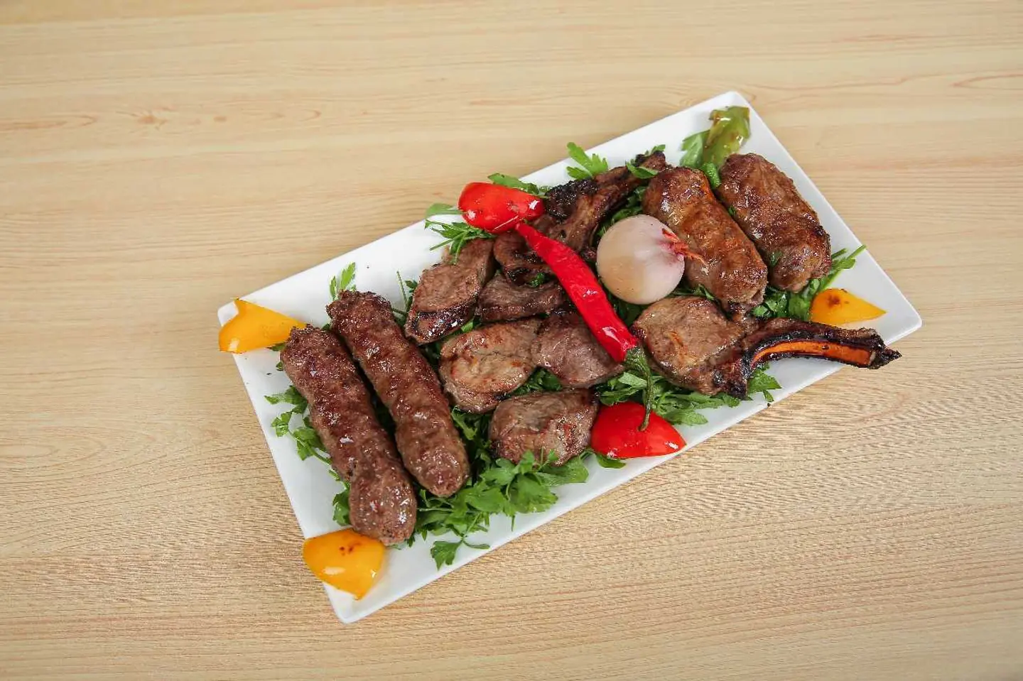 Mix Grilled Meat Ribs