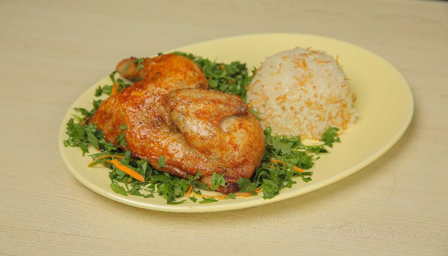Fried Chicken, Rice
