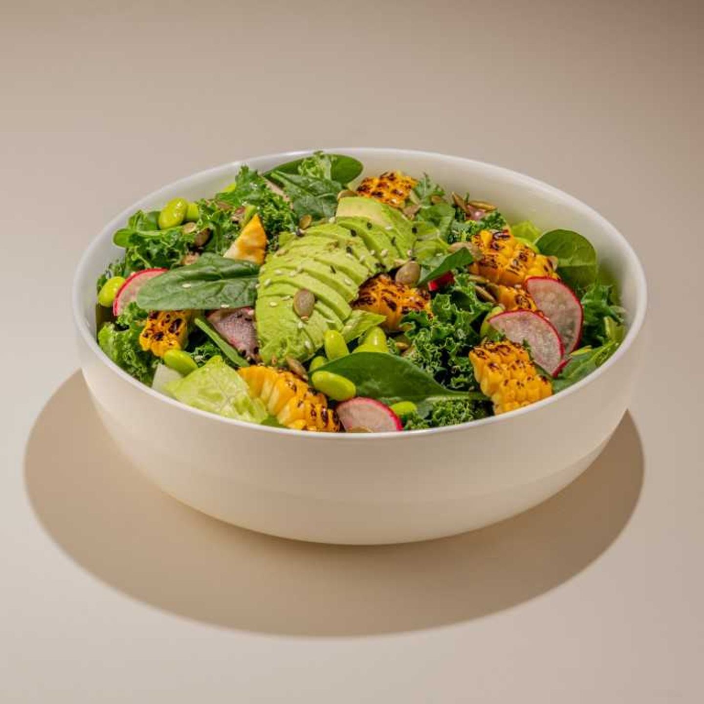 Corn Kale & Avocado Salad