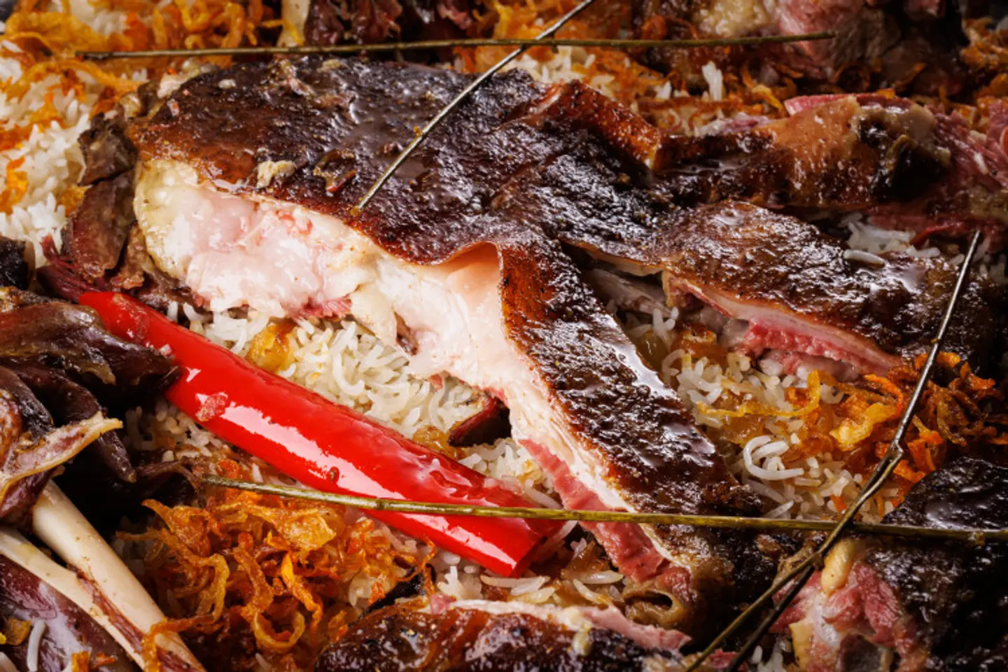 نفر حنيذ مدخن بدون رز