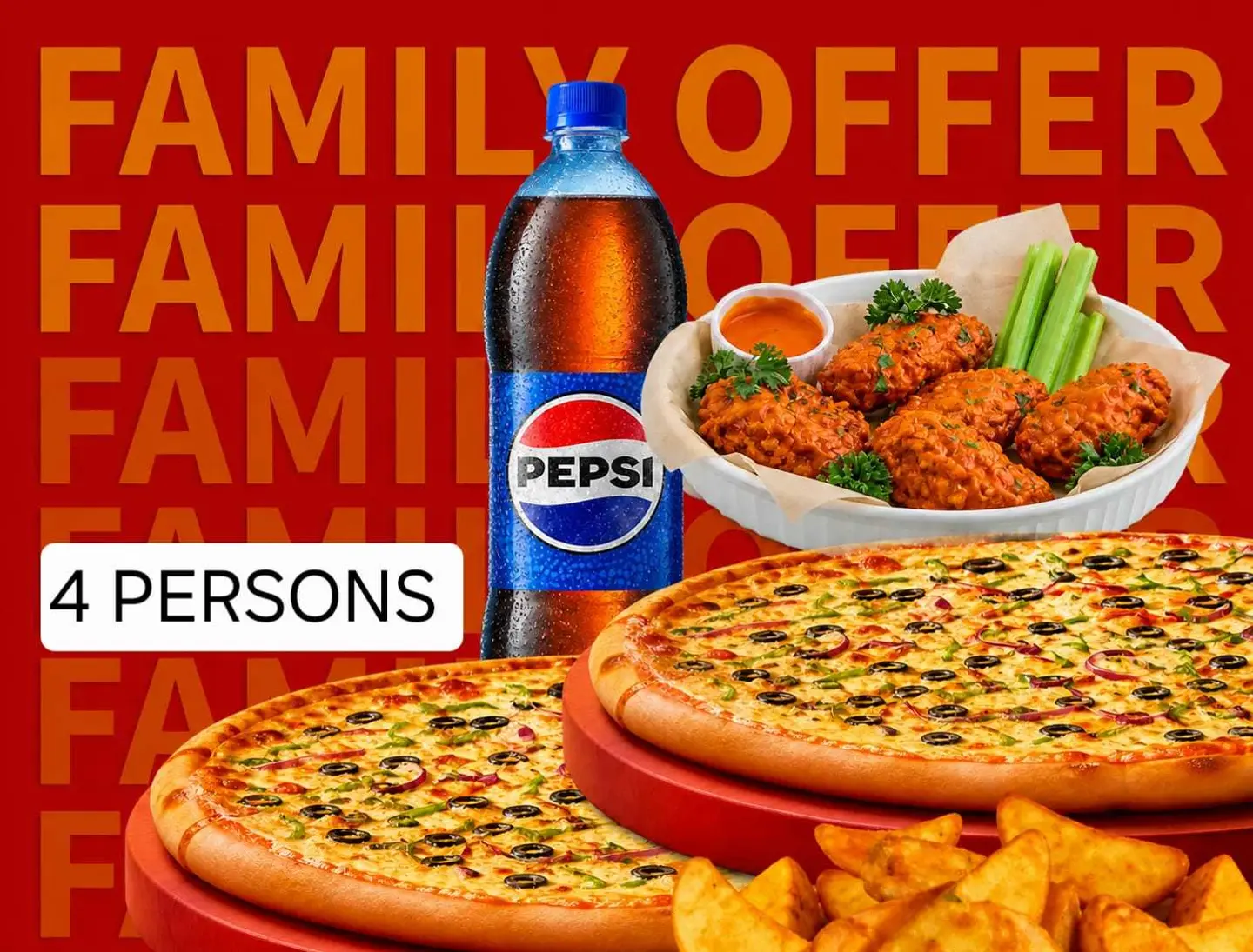 Big Saver Offer For 4 Persons