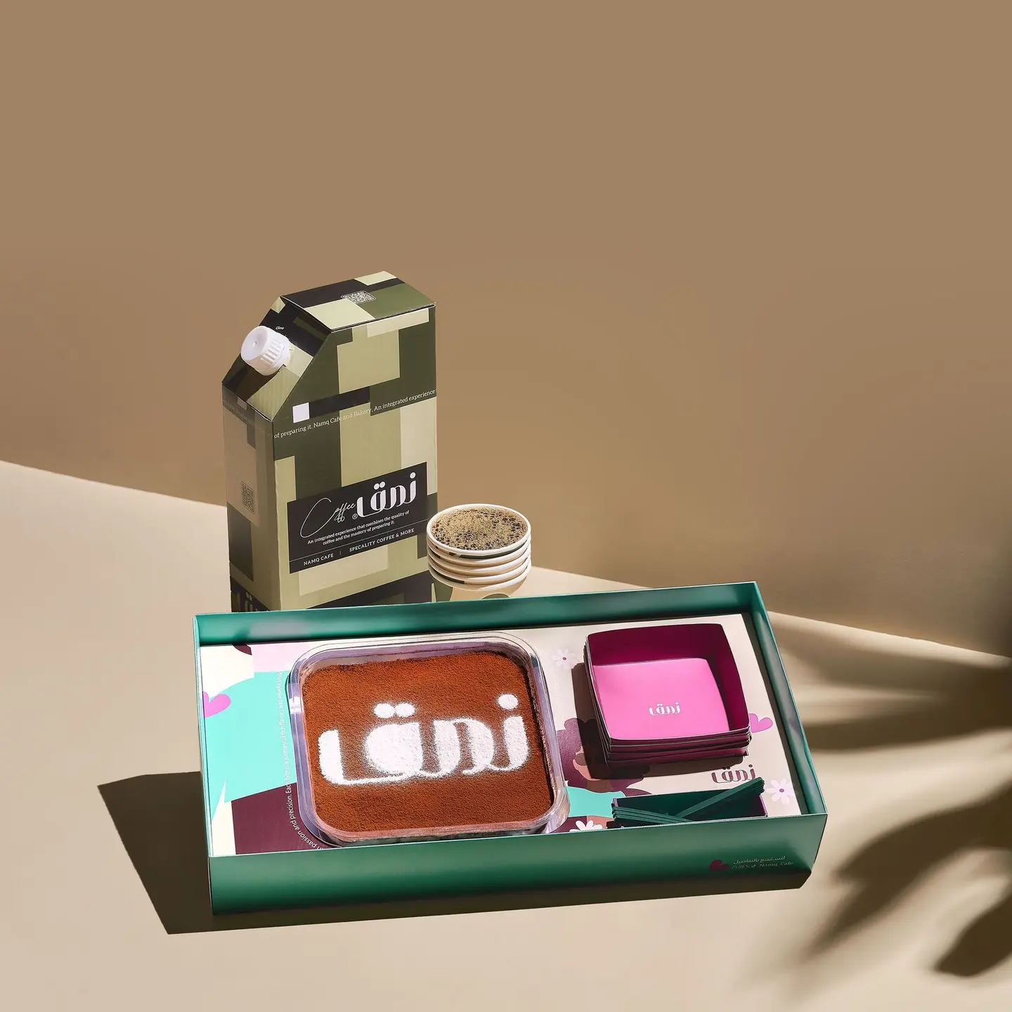 Coffee Day Container + Tiramisu Box