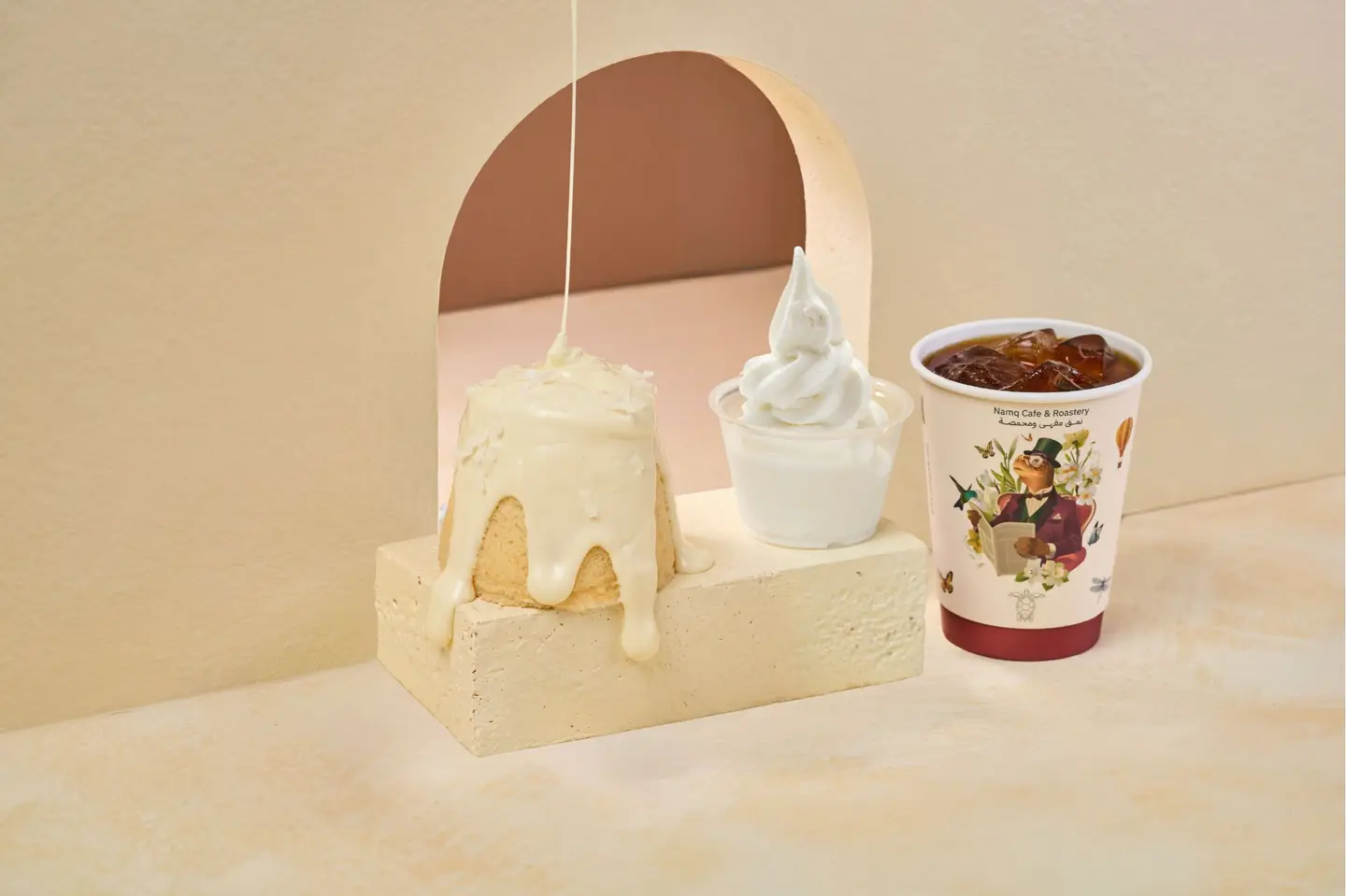 Coffee Day With Pinacolada Cake