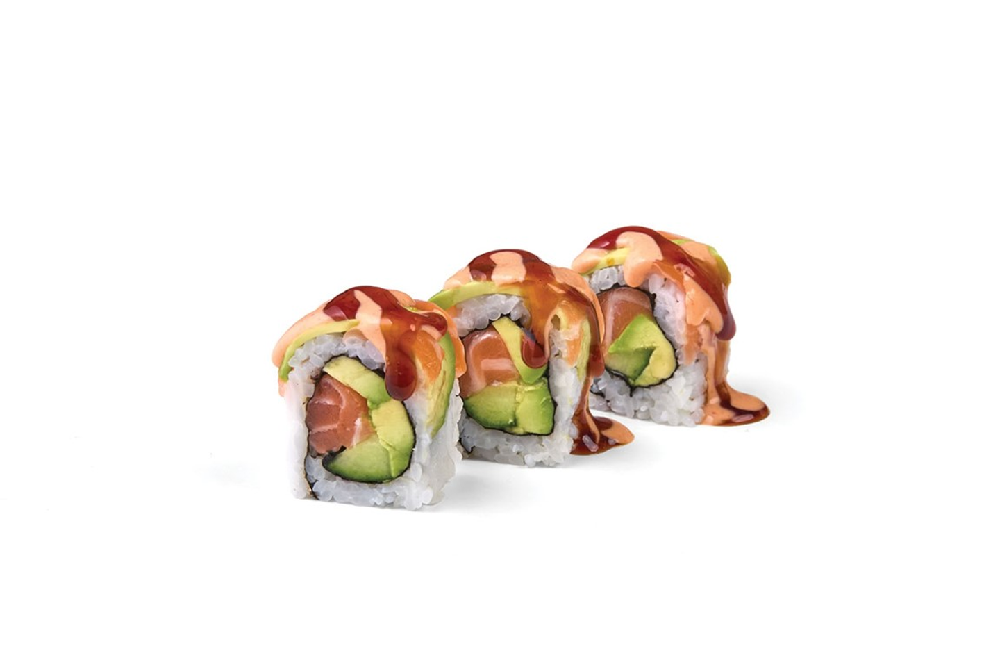 Saucy Rainbow Roll 4 Pcs