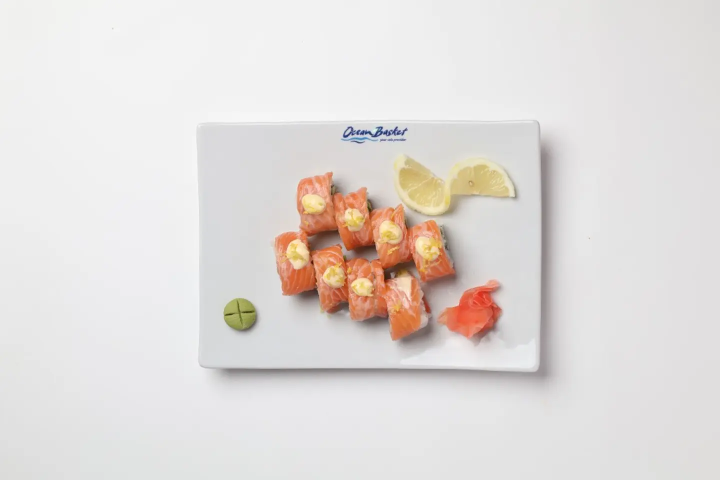 Lemon Salmon Roll 8 Pcs