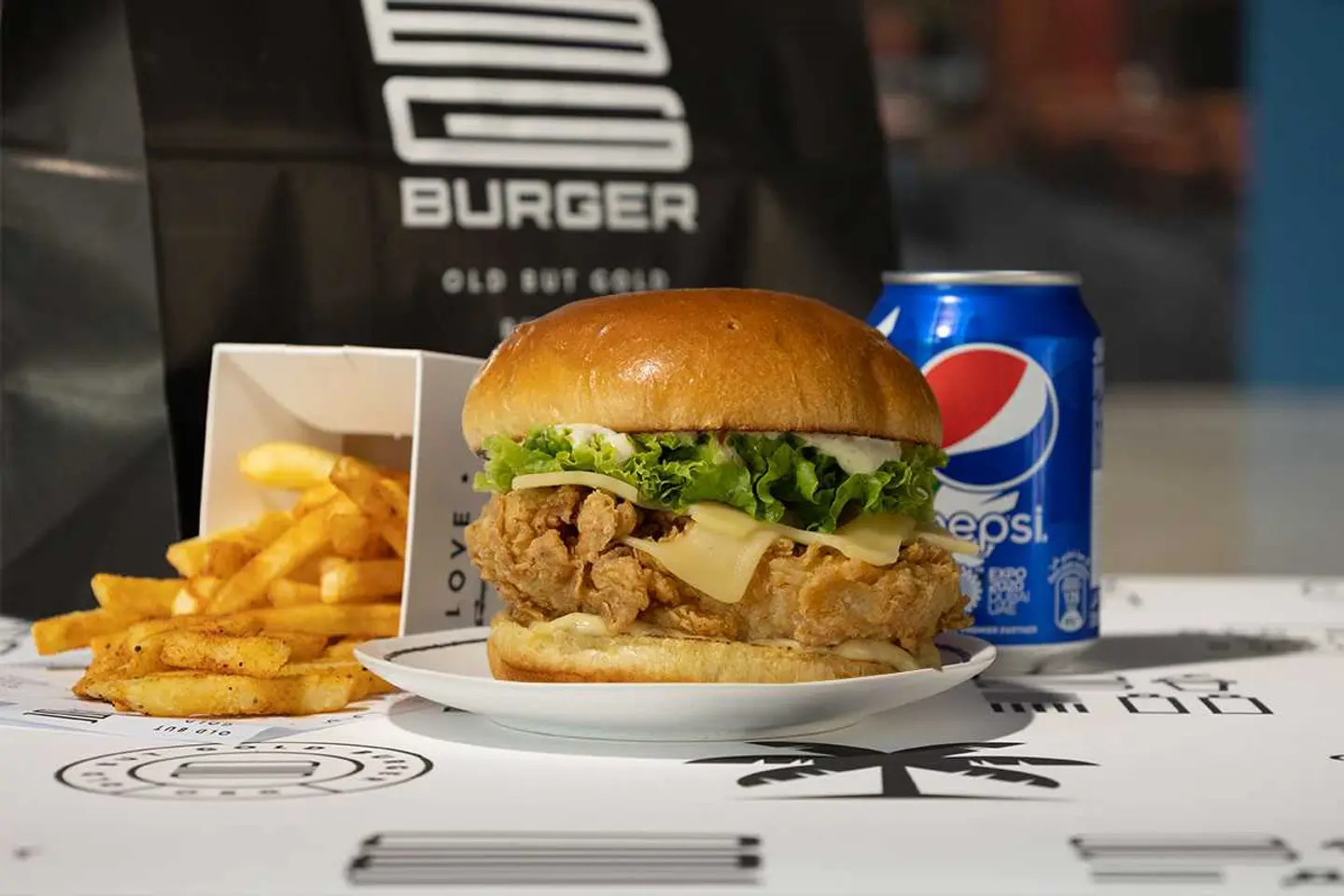 Crispy Chicken Burger Meal