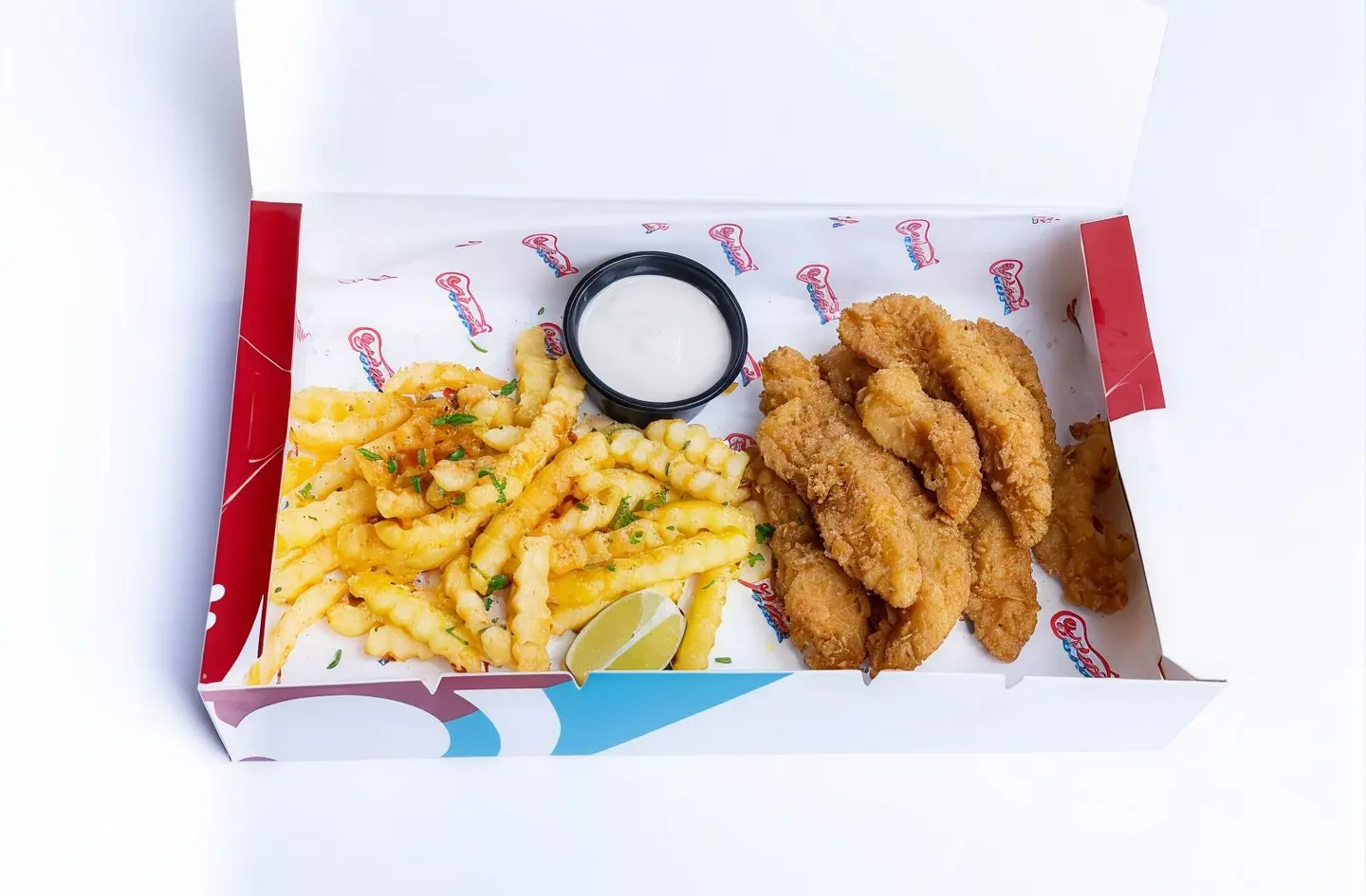 بوكس سمك فيليه مقلي