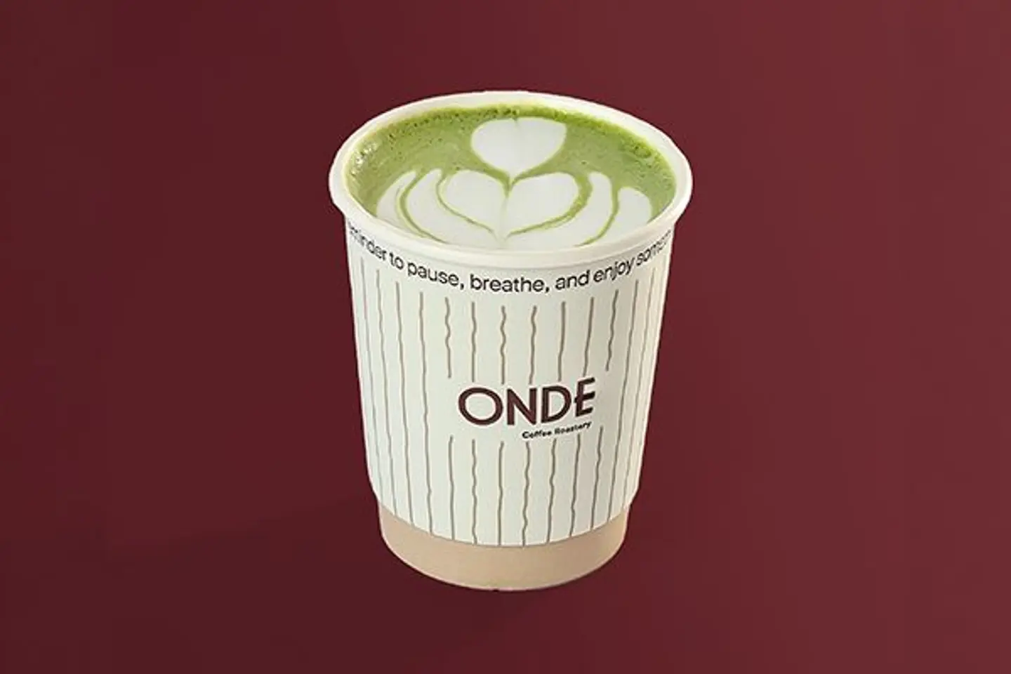 Hot Green Matcha Latte
