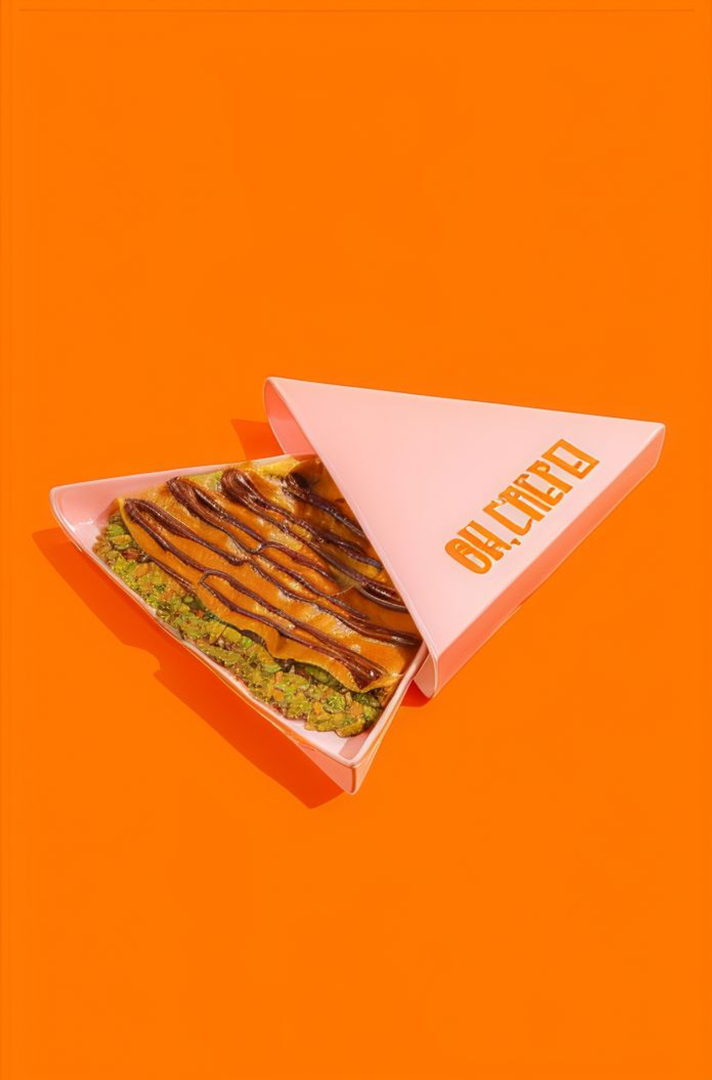 Pistachio Kunafa Crepe