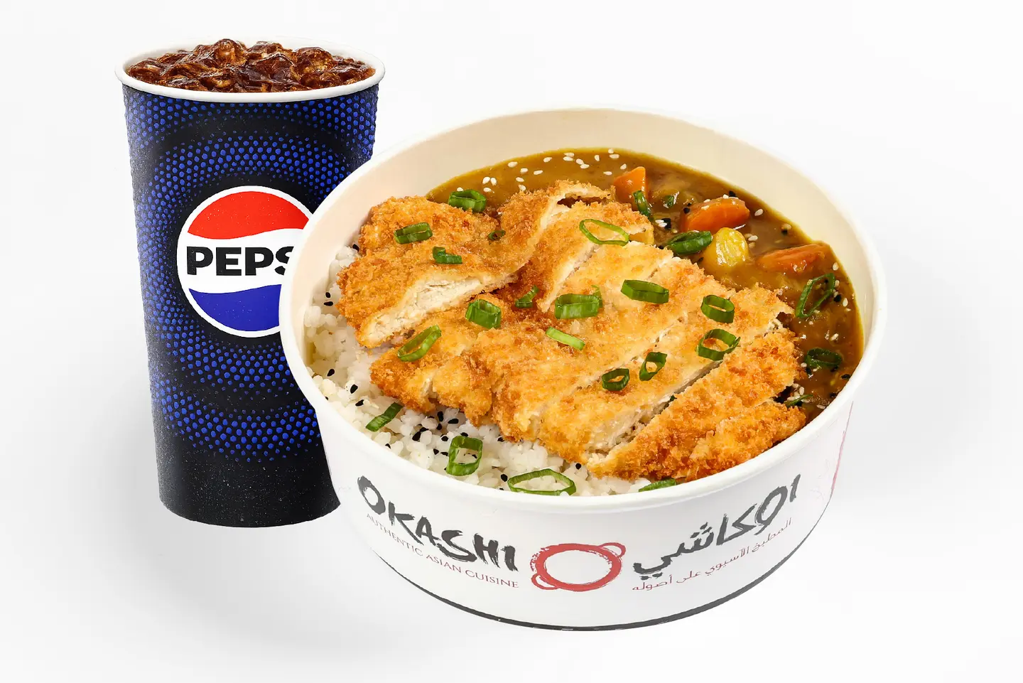 Chicken Katsu Carry Meal + Free Medium Pepsi